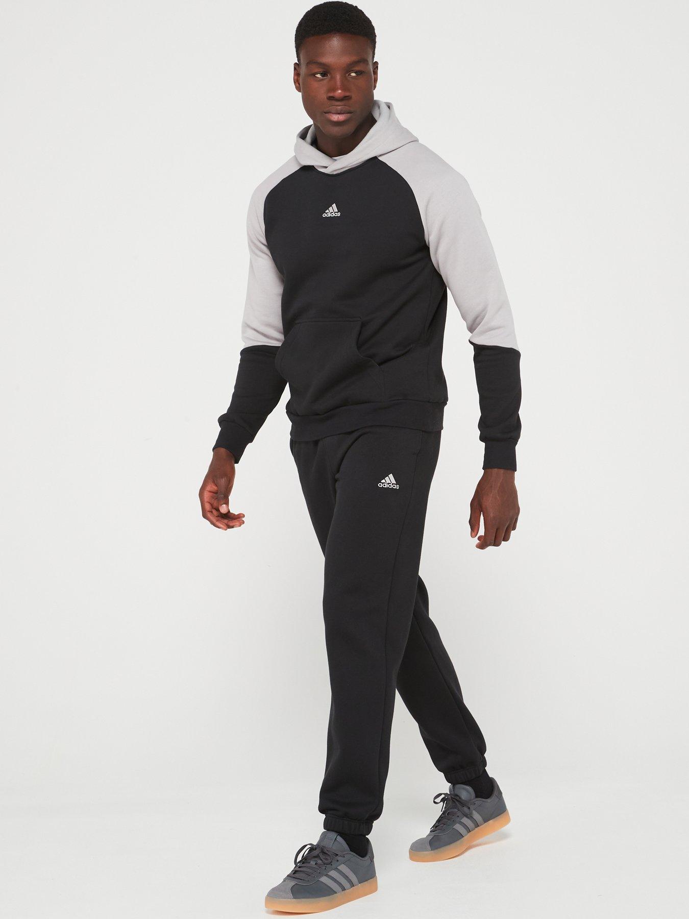 adidas-sportswear-mens-fleece-colourblock-tracksuit-blackgreyback