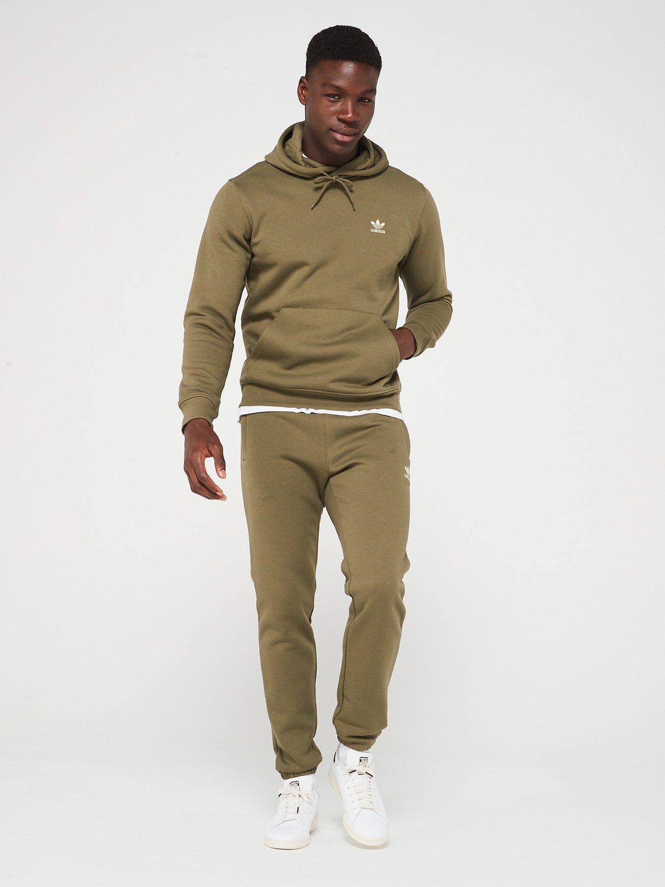 adidas-originals-mens-essential-trefoil-hoodie-oliveback