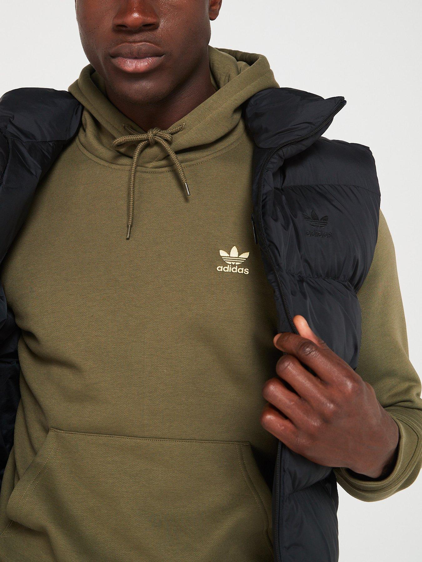 adidas-originals-mens-essential-trefoil-hoodie-olivedetail