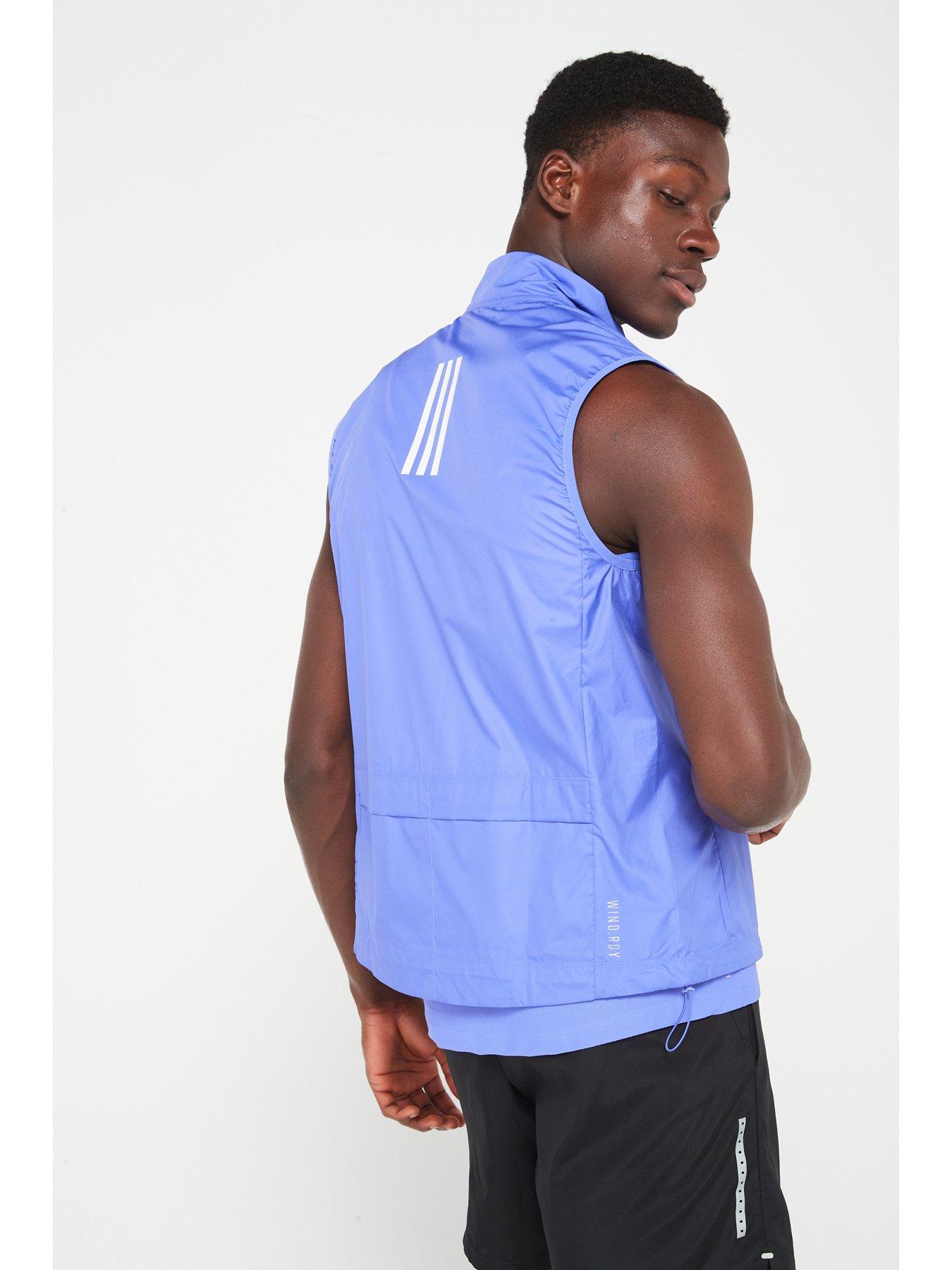 Image 2 of 6 of adidas Mens Running Own The Run Vest - Blue