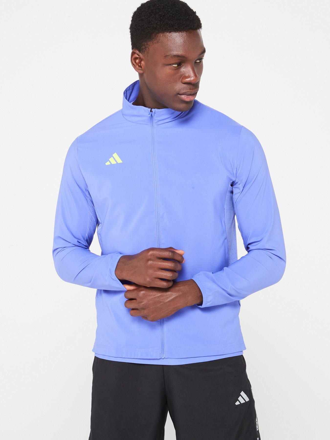 Mens Running Adizero Jacket Blue