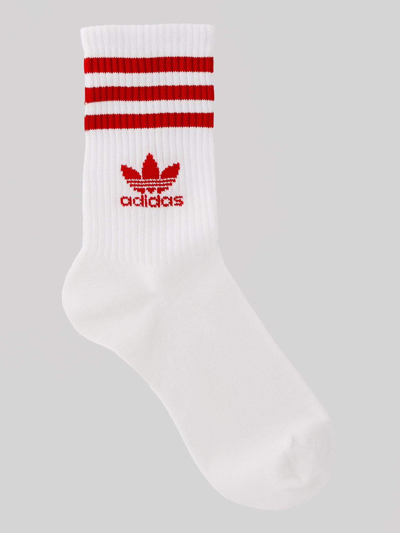 adidas-originals-unisex-3-stripe-crew-sock-3-pack-whiteredstillFront