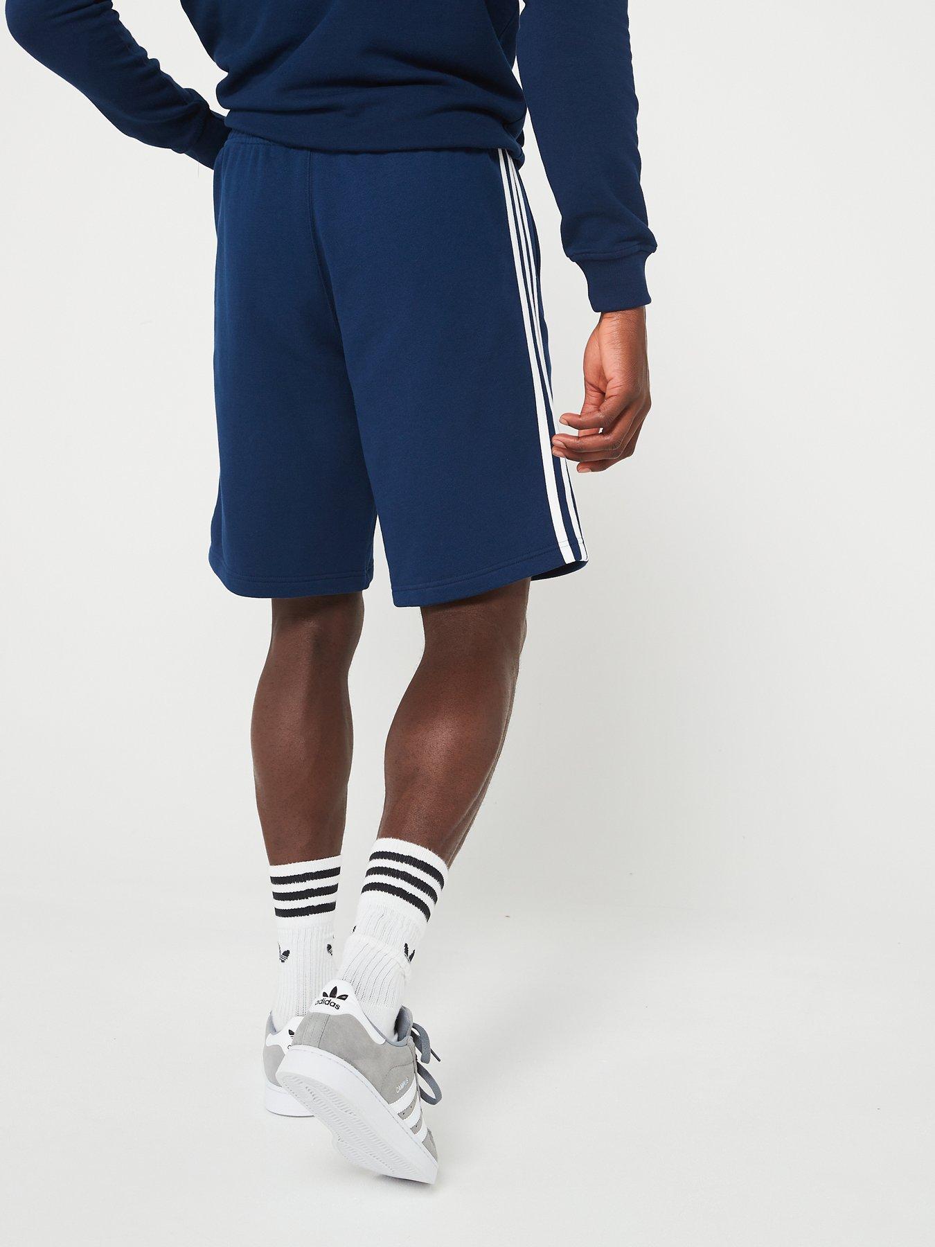 adidas-originals-mens-3-stripes-short-navystillFront