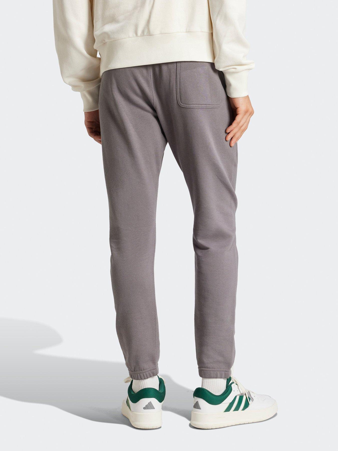 adidas-sportswear-mens-all-season-french-terry-cuffed-pant-greystillFront