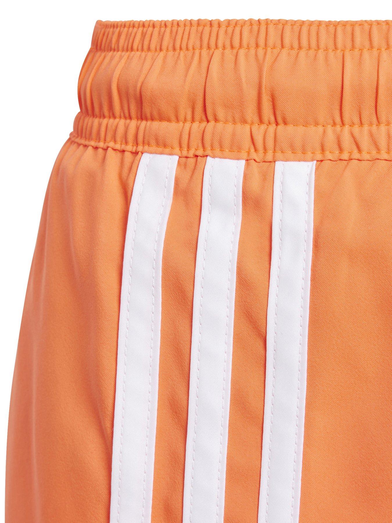 adidas-kids-boys-training-3-stripe-swim-shorts-reddetail