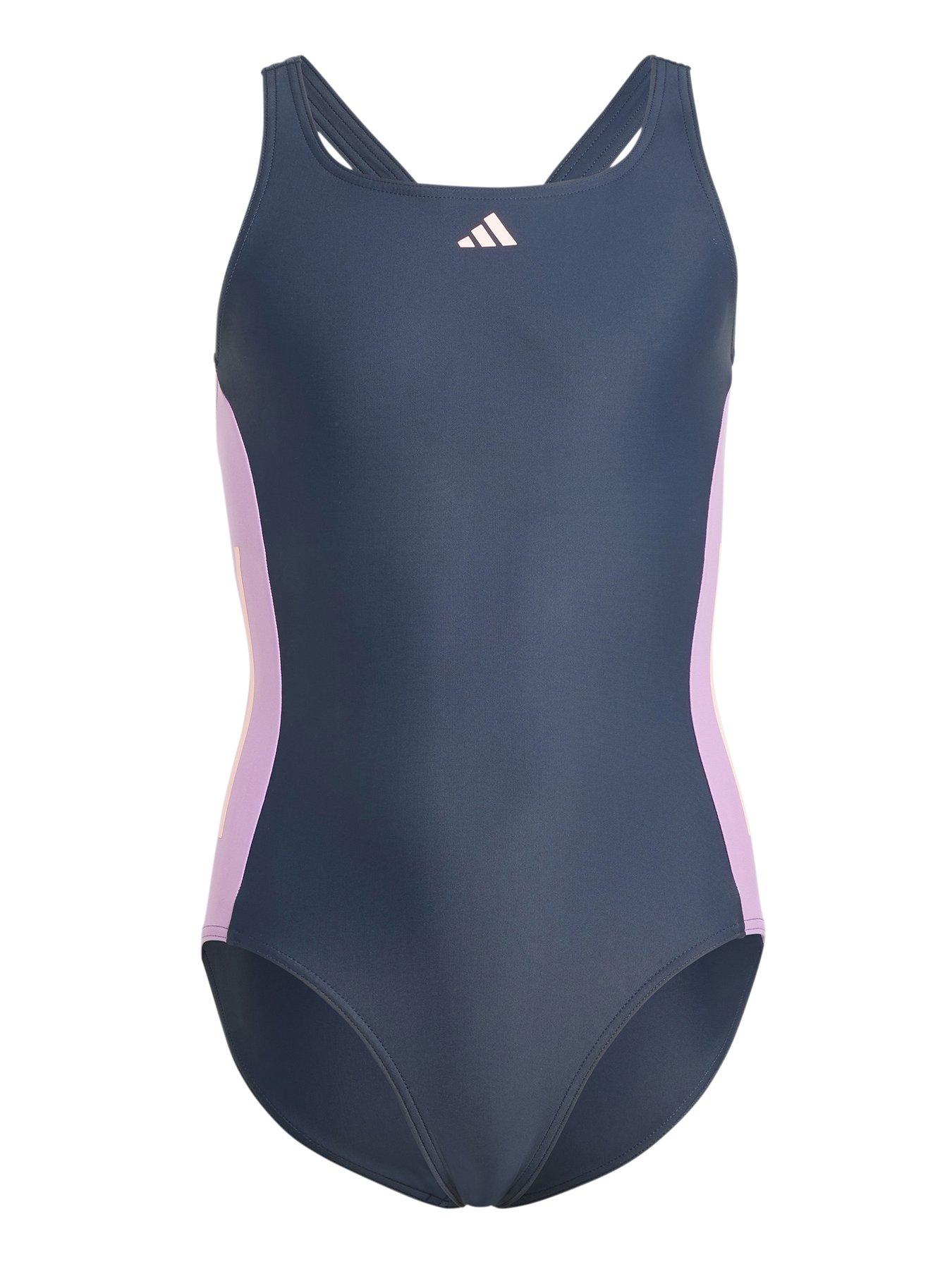 adidas-kids-girls-training-cut-3-stripe-swimsuit-navy