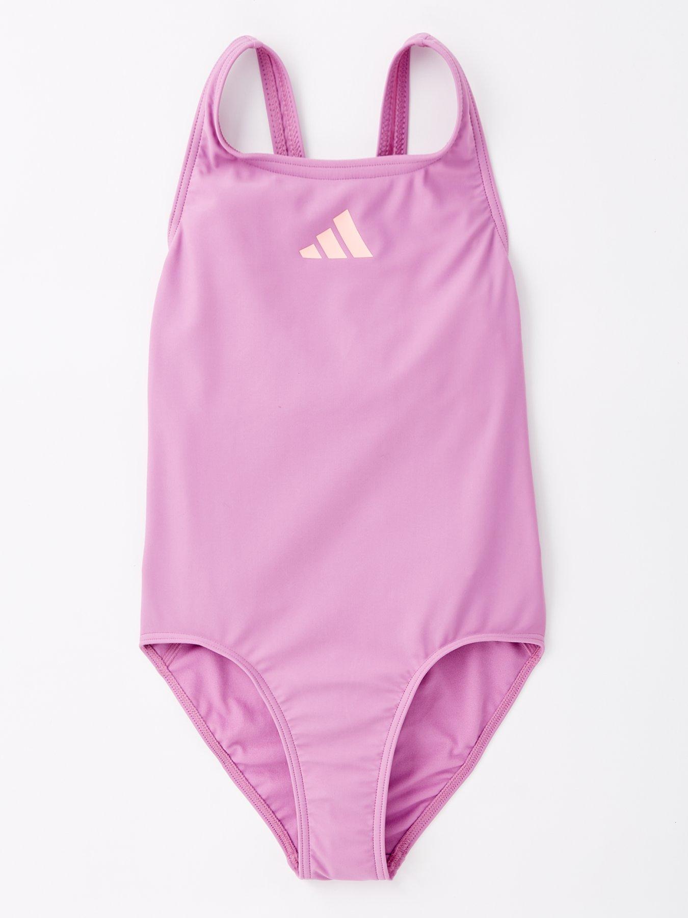 adidas-junior-girls-training-3-bar-logo-swimsuit-pink