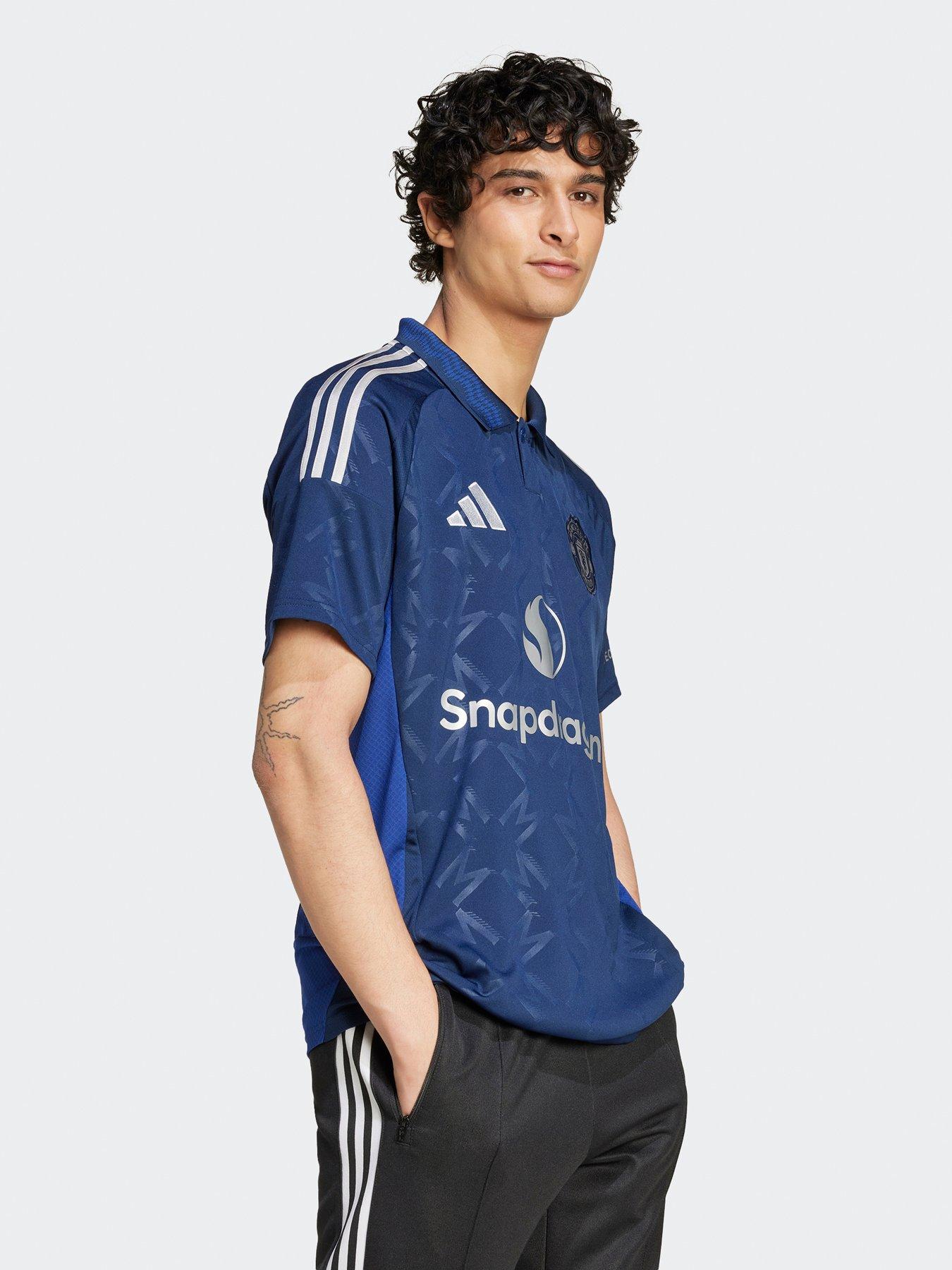Image 2 of 5 of adidas Manchester United Mens 24/25 Away Stadium Replica Shirt -navy