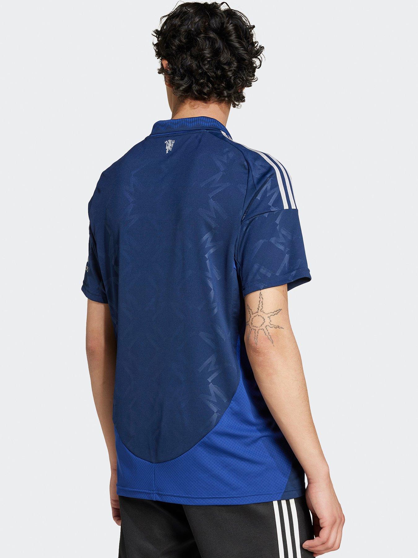 Image 3 of 5 of adidas Manchester United Mens 24/25 Away Stadium Replica Shirt -navy