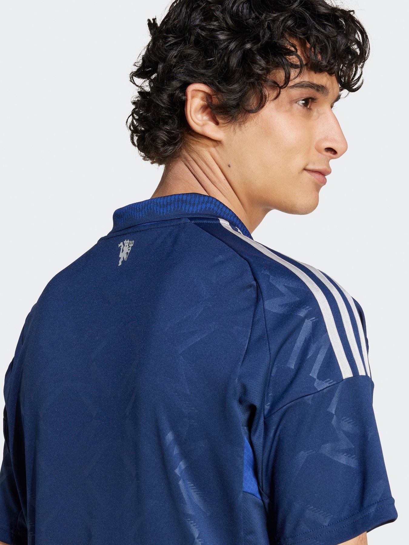 Image 4 of 5 of adidas Manchester United Mens 24/25 Away Stadium Replica Shirt -navy