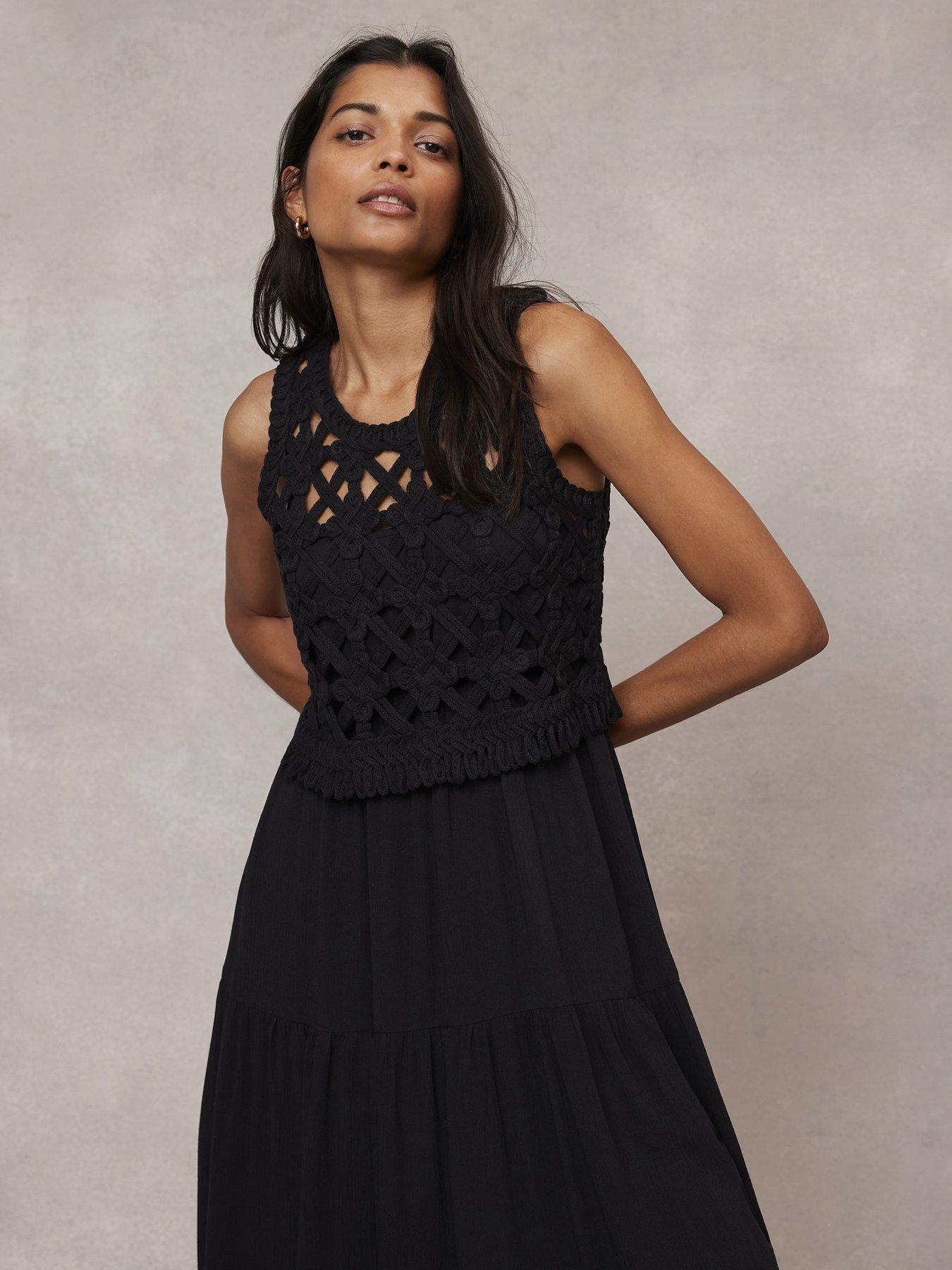 mint-velvet-black-crochet-cotton-dressstillFront