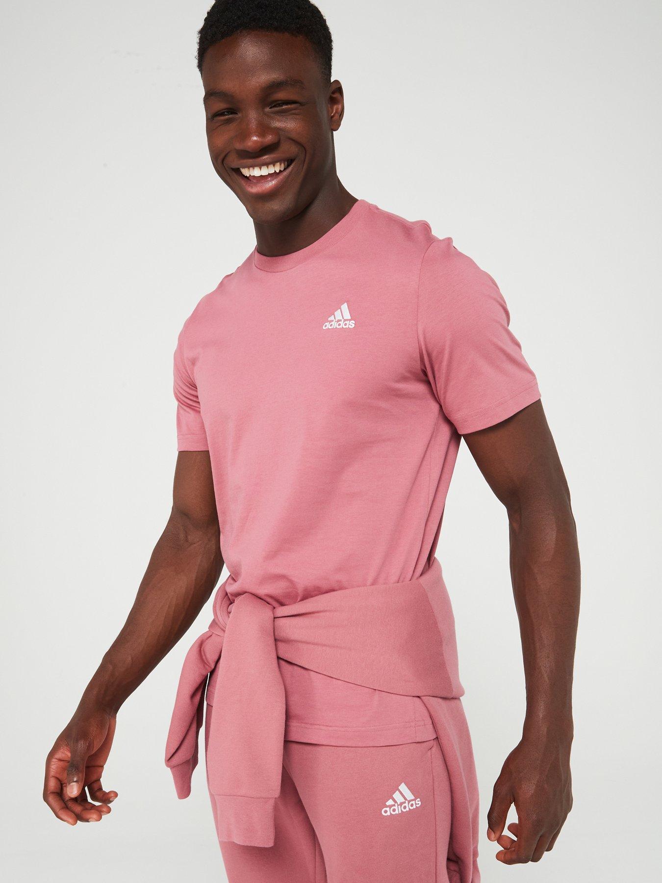 adidas-sportswear-mens-small-logo-single-jersey-tee-pinkoutfit