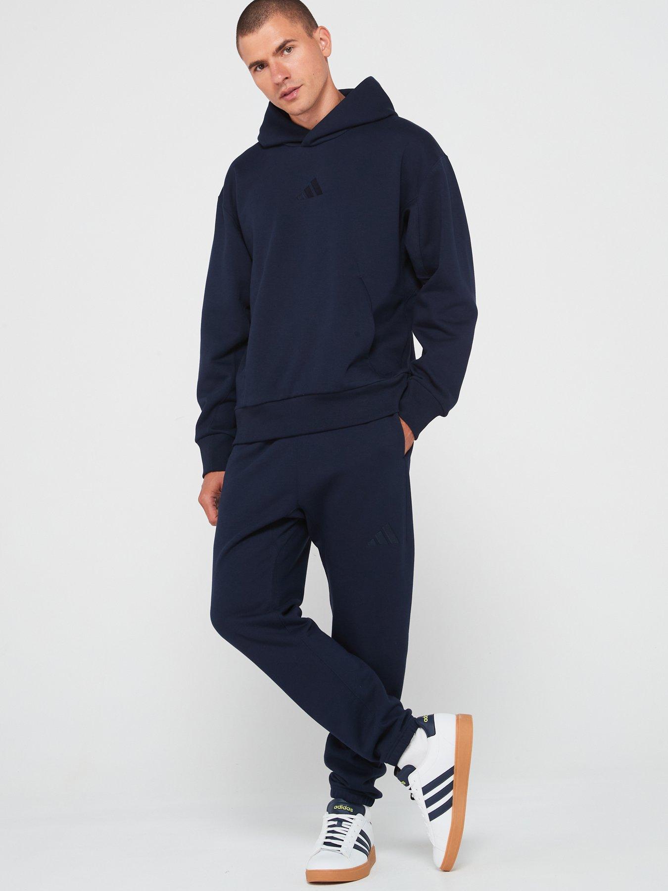 adidas-sportswear-mens-all-season-fleece-hoodie-navyback