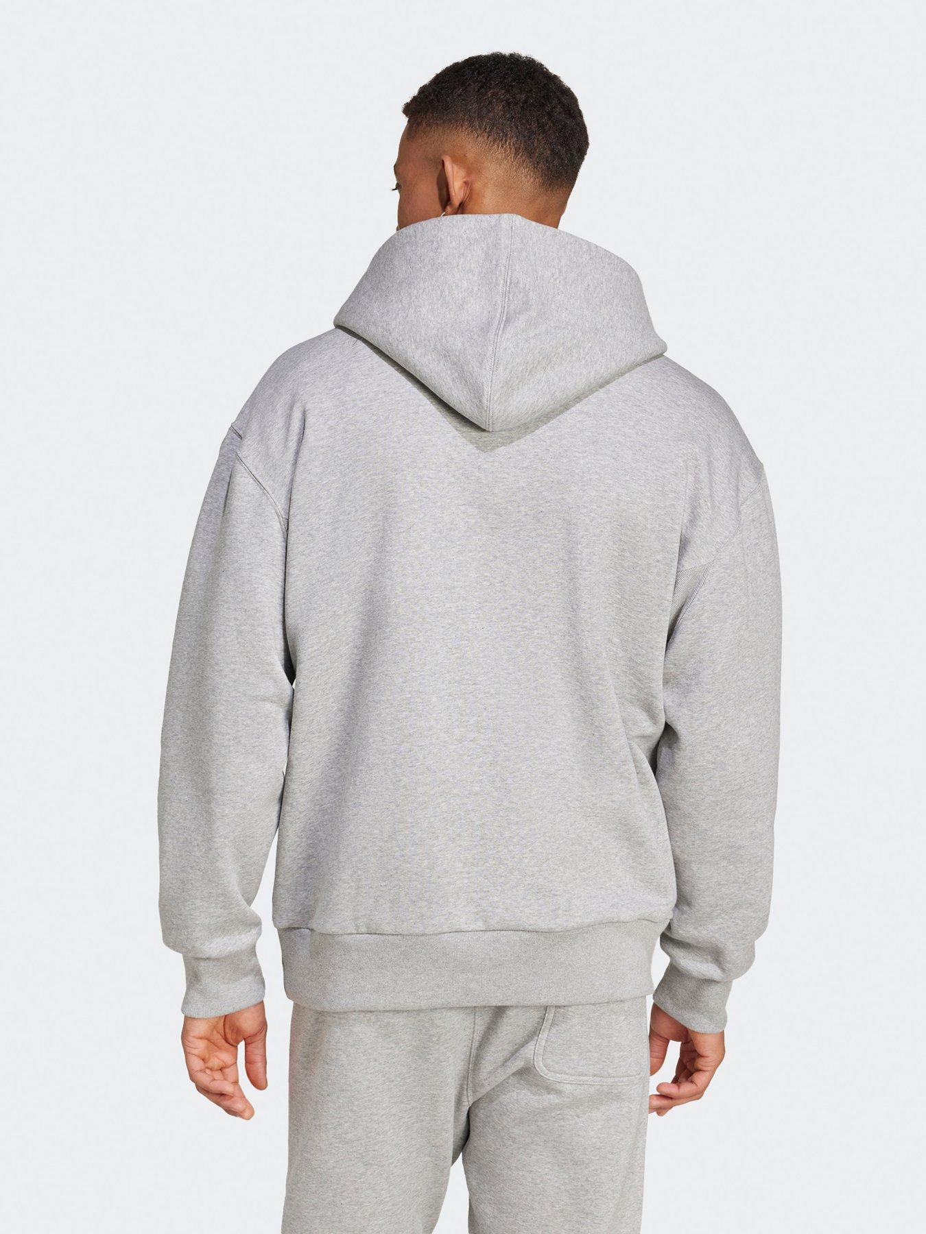 adidas-sportswear-mens-all-season-fleece-hoodie-greystillFront