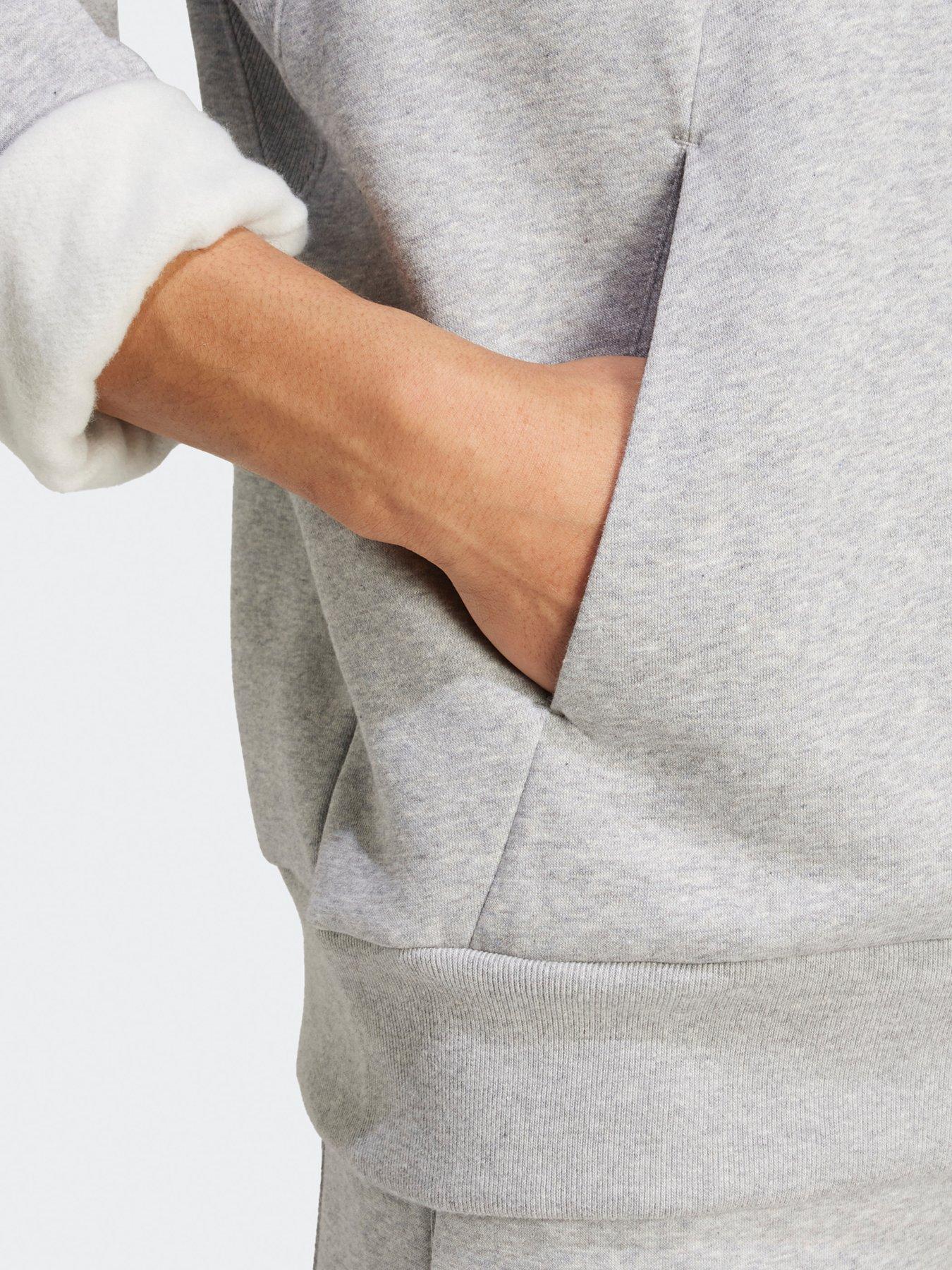 adidas-sportswear-mens-all-season-fleece-hoodie-greydetail