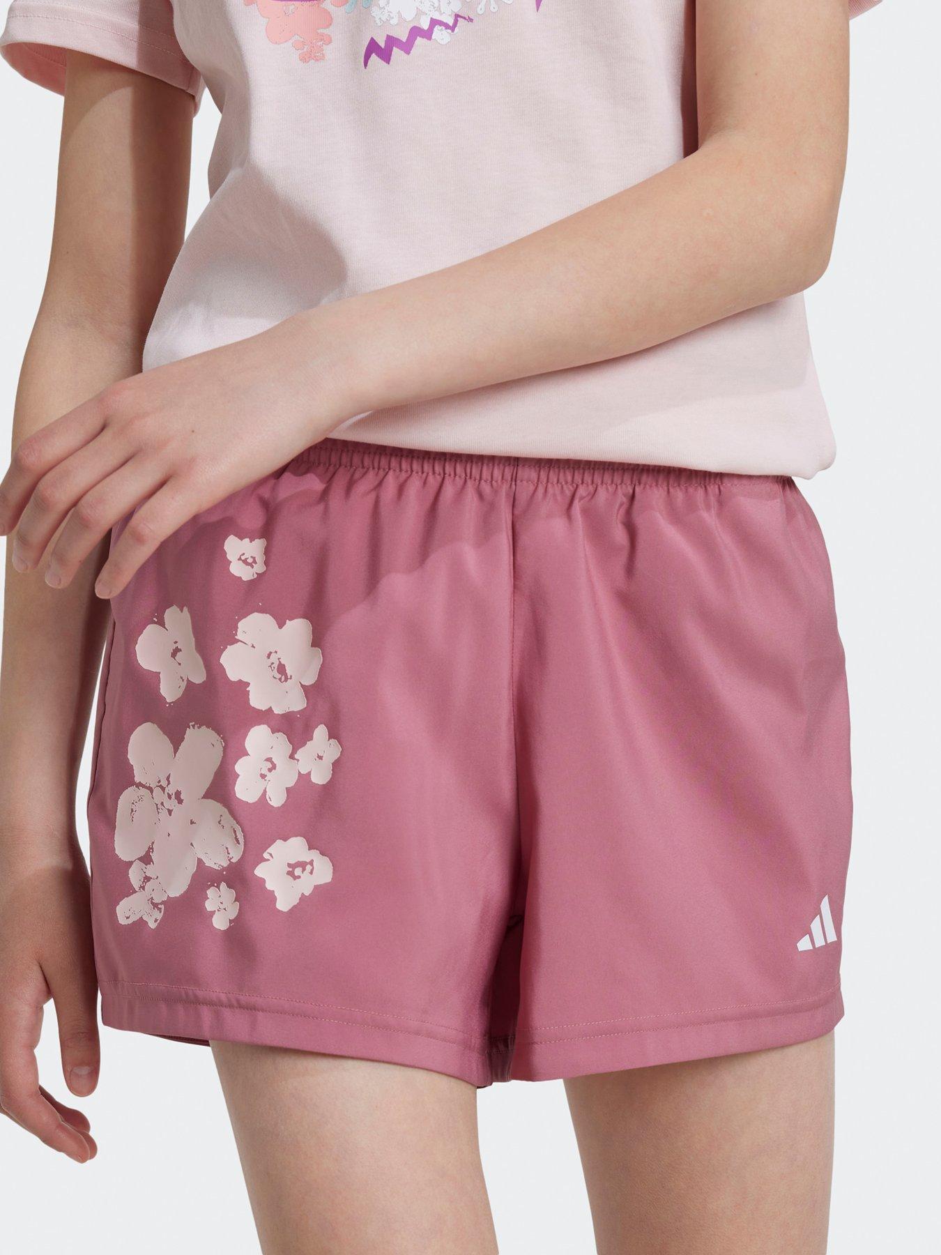 adidas-junior-girls-train-essentials-printed-shorts-multidetail