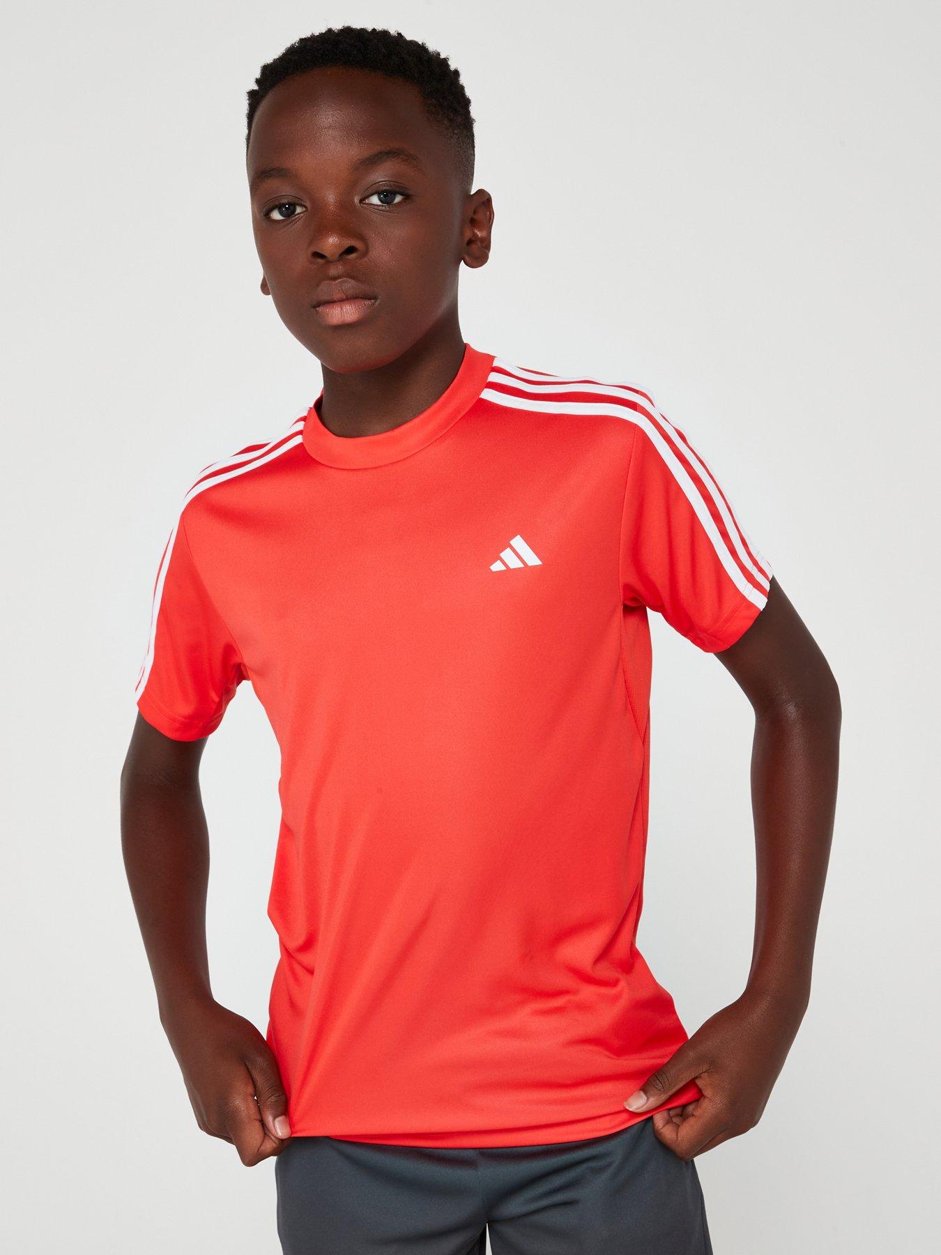 adidas-junior-boys-train-essentials-3-stripe-t-shirt-red