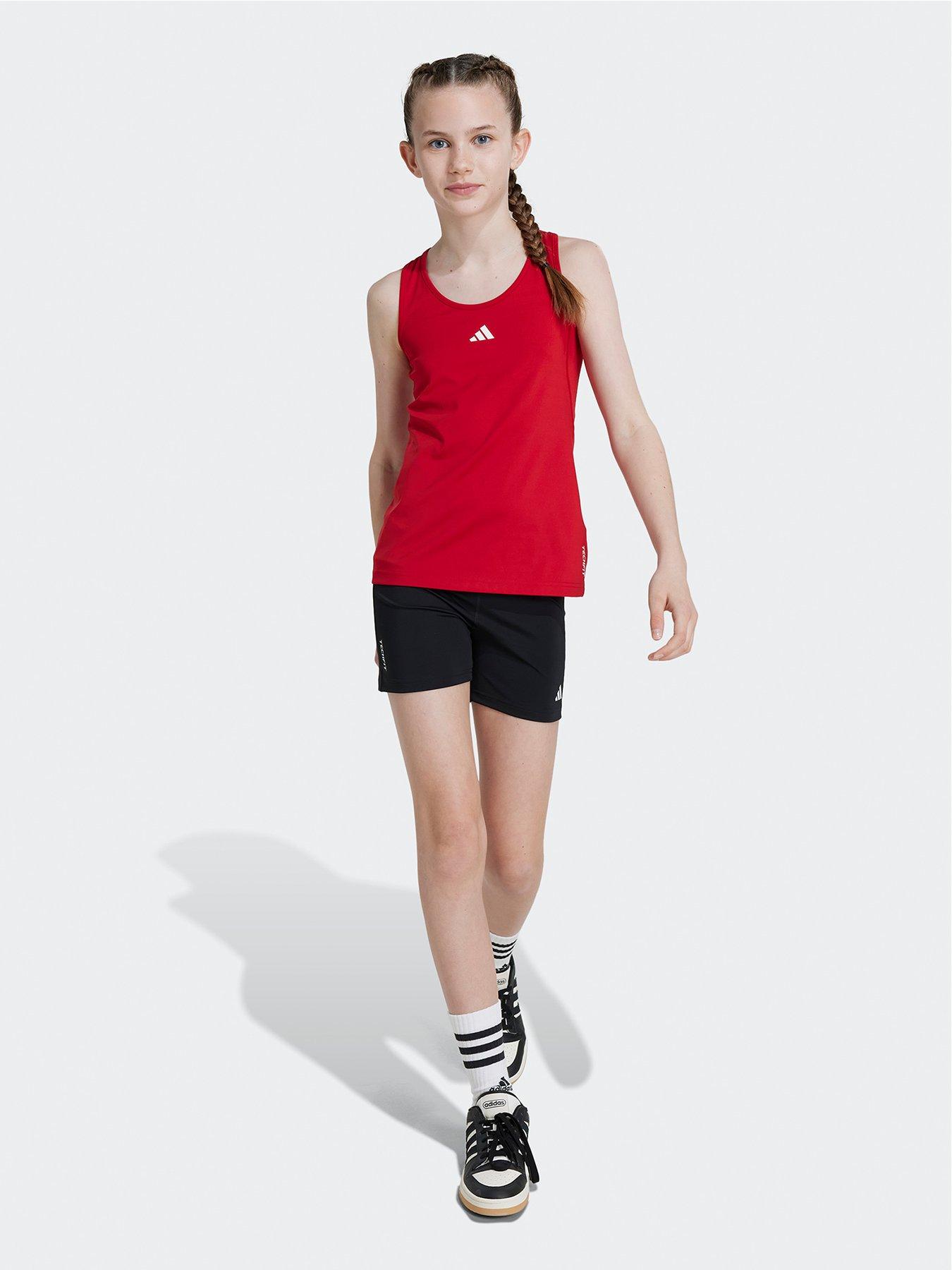 adidas-junior-girls-training-tech-fit-short-tights-black