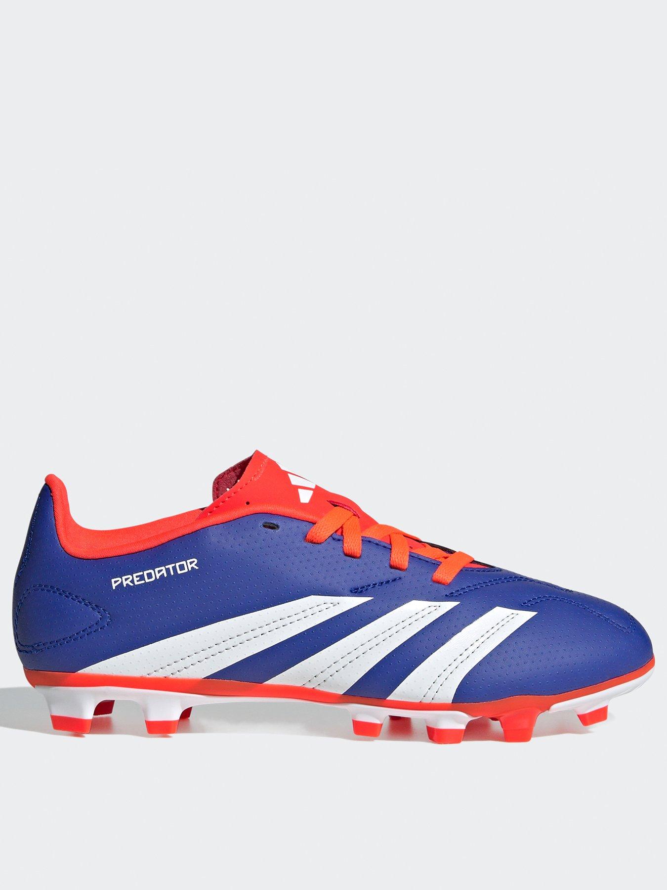 Image 1 of 7 of adidas Junior Predator Club Firm Ground Football Boot - Blue
