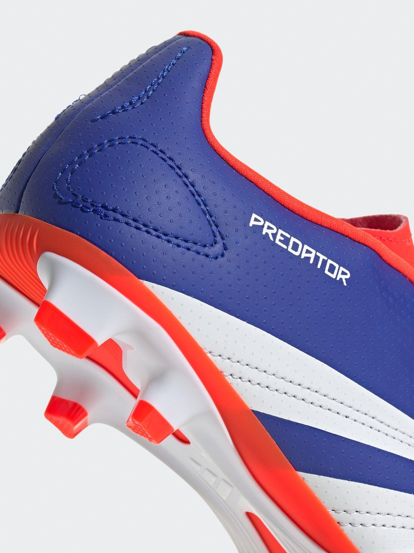 Image 6 of 7 of adidas Junior Predator Club Firm Ground Football Boot - Blue