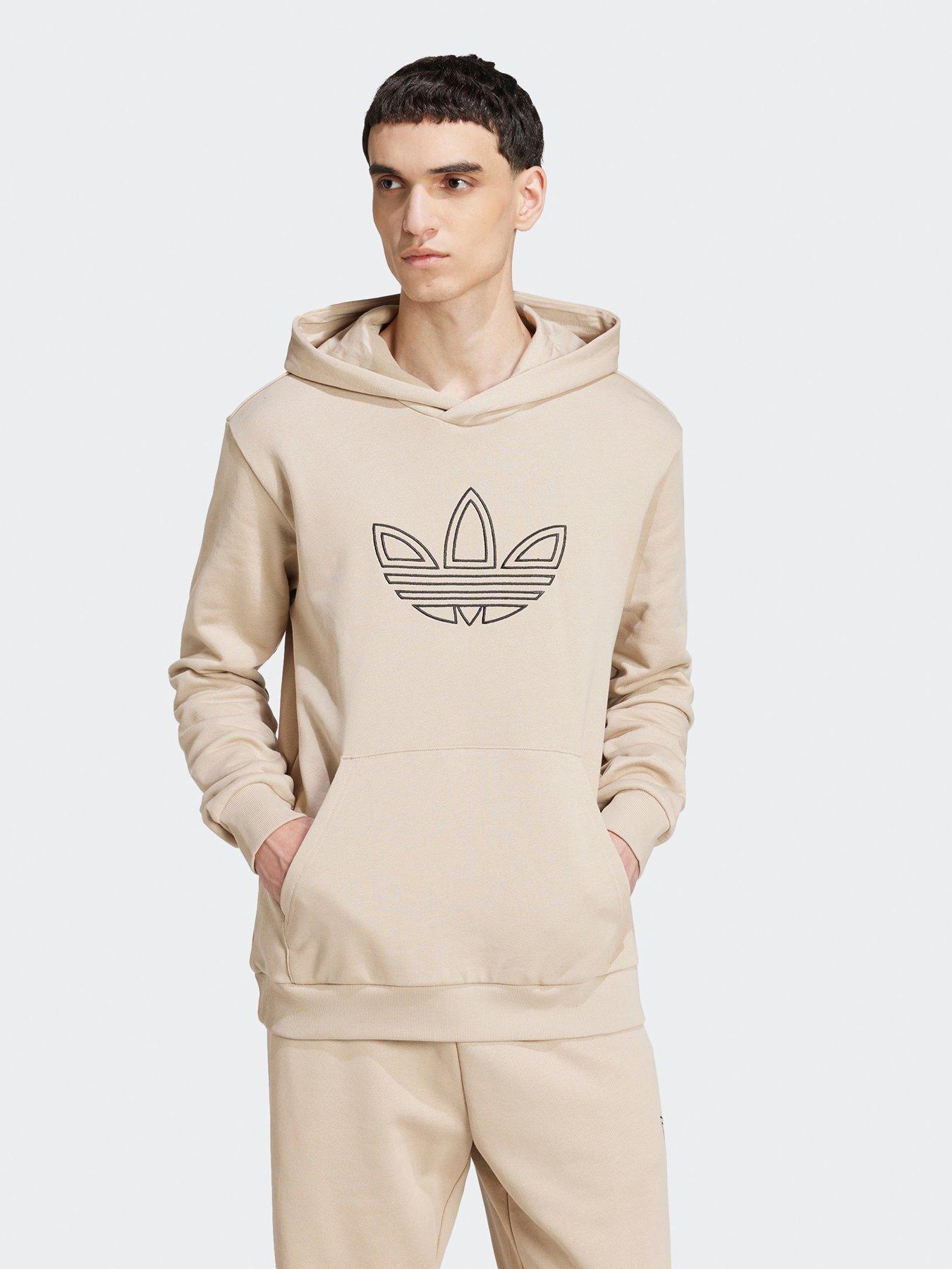 adidas-originals-mens-outline-hoodie-beige