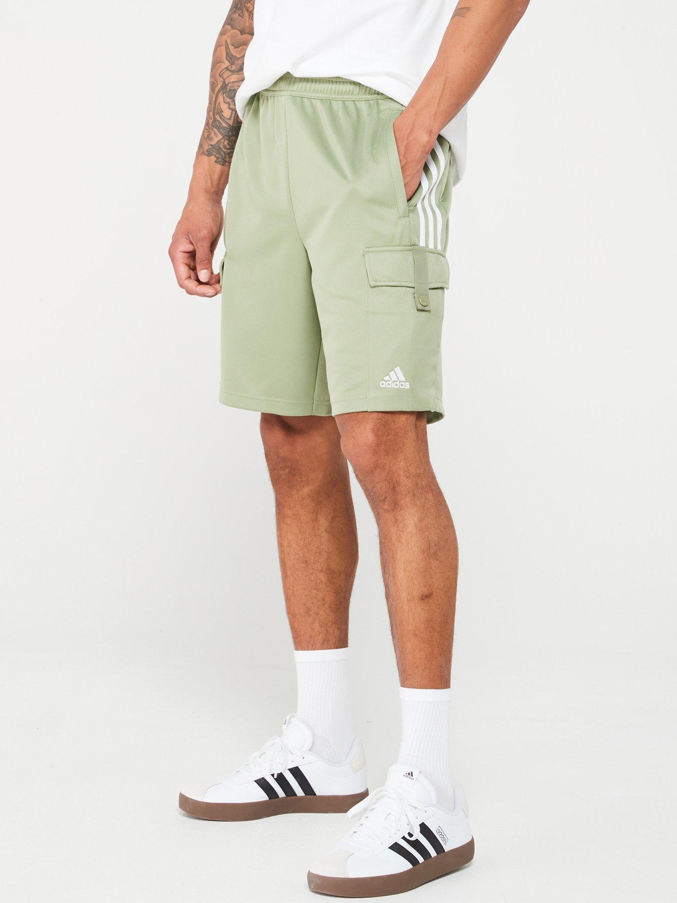 adidas-sportswear-mens-tiro-cargo-short-greenwhite