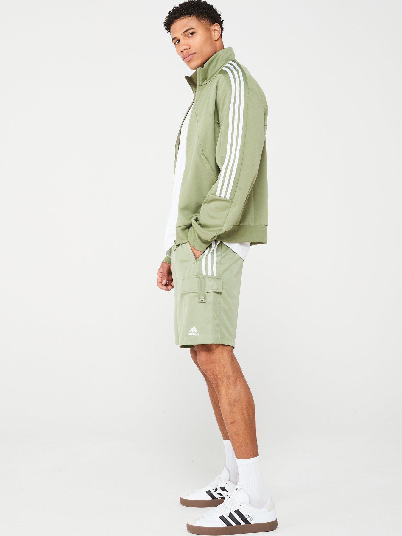 adidas-sportswear-mens-tiro-cargo-short-greenwhitedetail