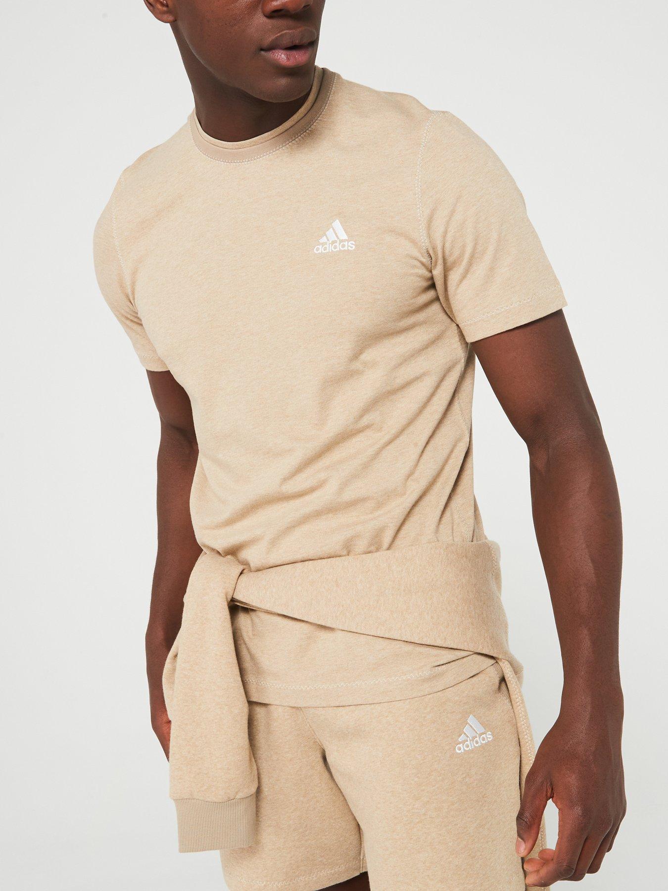 adidas-sportswear-mens-melange-short-browndetail