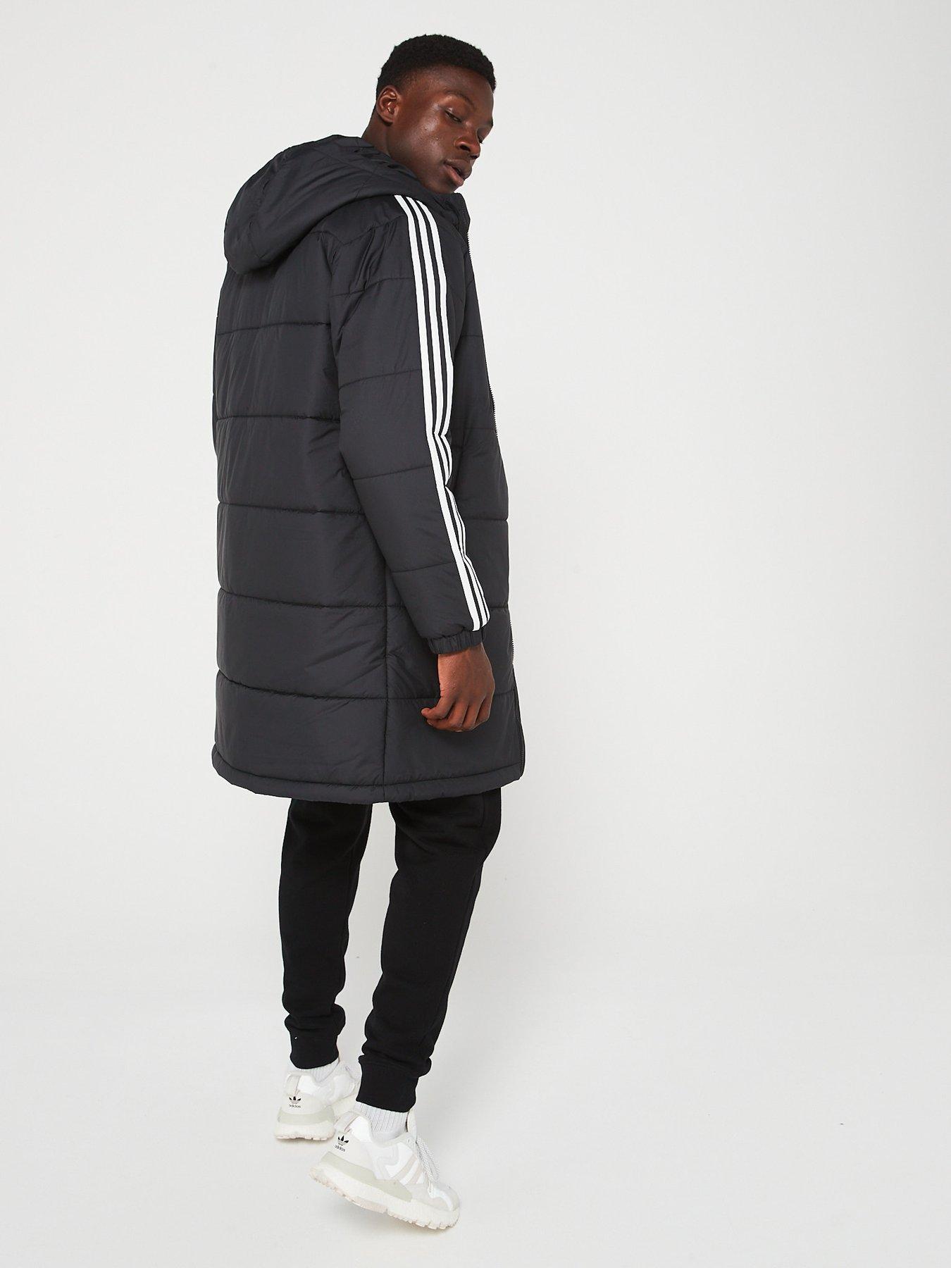 adidas-originals-mens-adicolor-long-jacket-blackstillFront