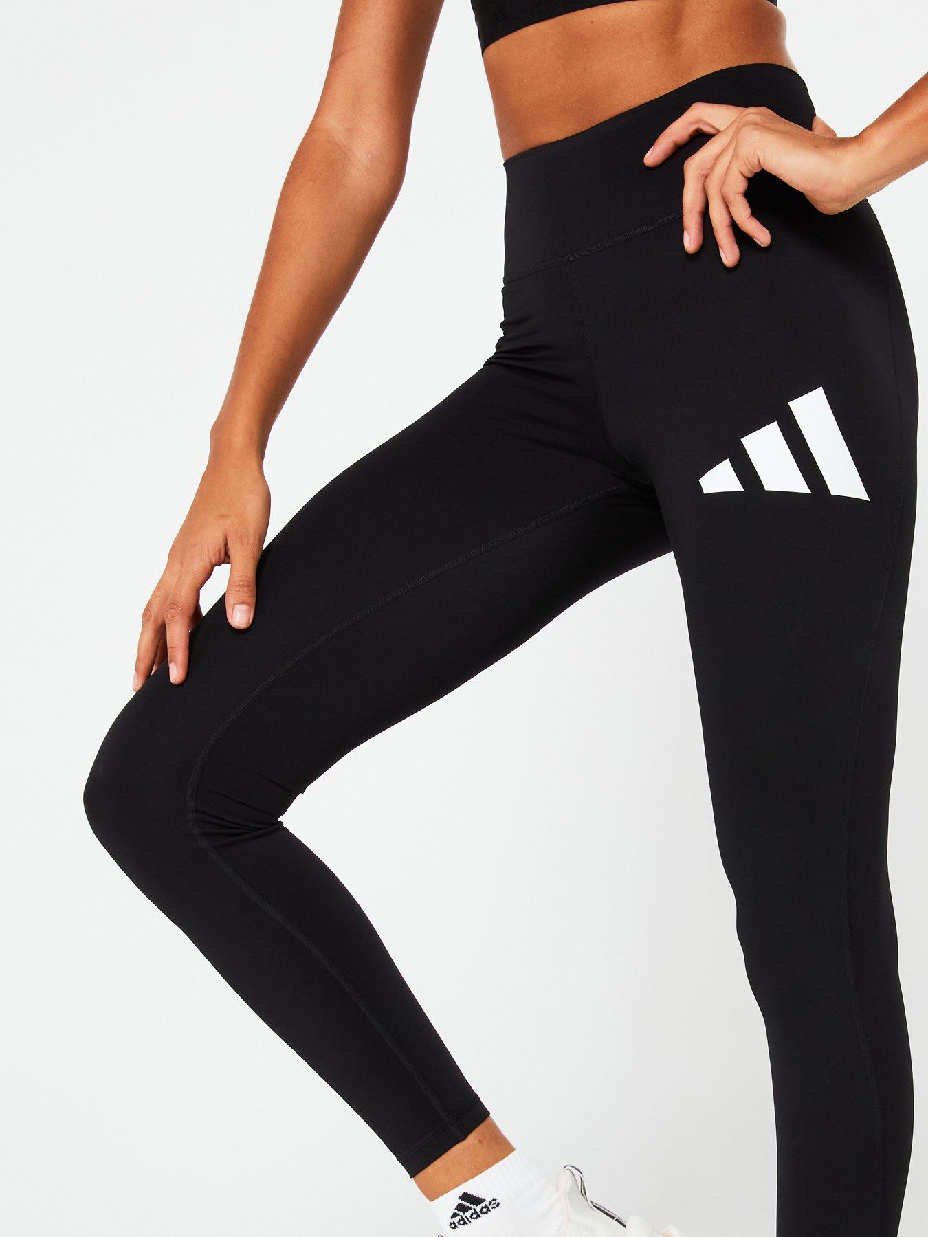 Image 4 of 5 of adidas Womens Train Essentials Big Logo Tights - Black