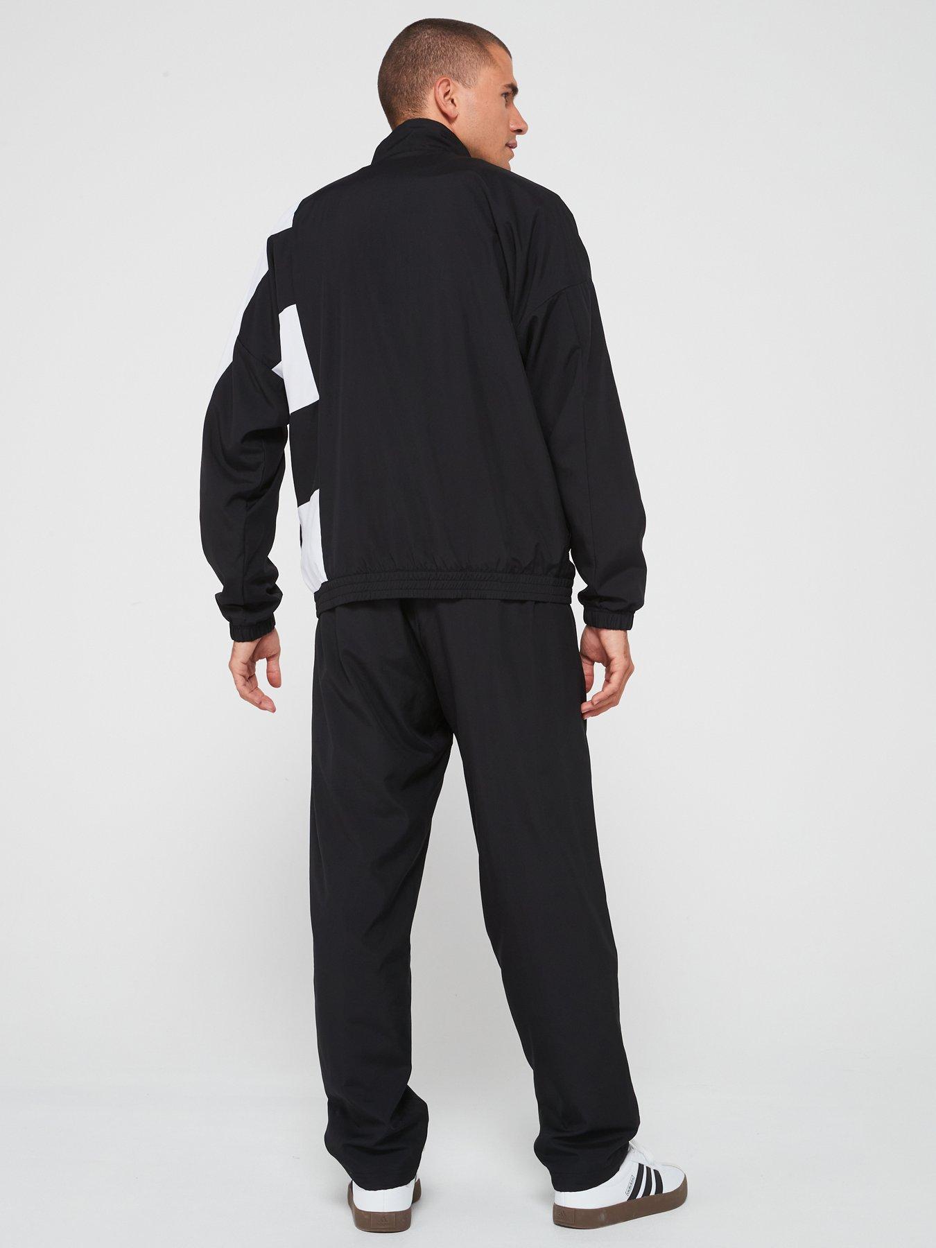 adidas-sportswear-mens-colourblock-tracksuit-blackstillFront