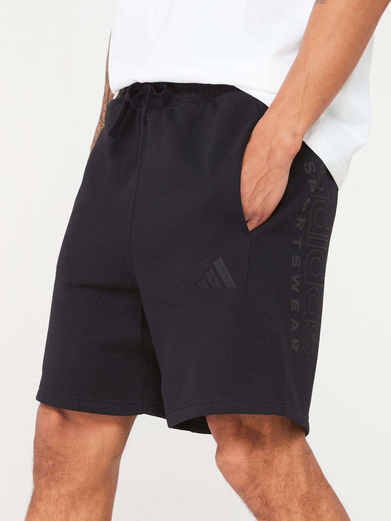 adidas-sportswear-mens-all-season-graphic-short-blackoutfit