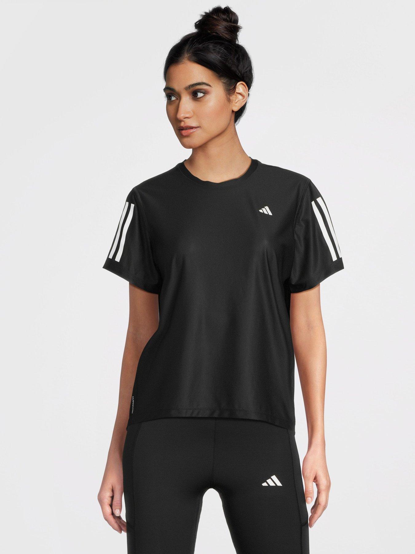 Image 1 of 5 of adidas Womens Running Own The Run T-Shirt - Black