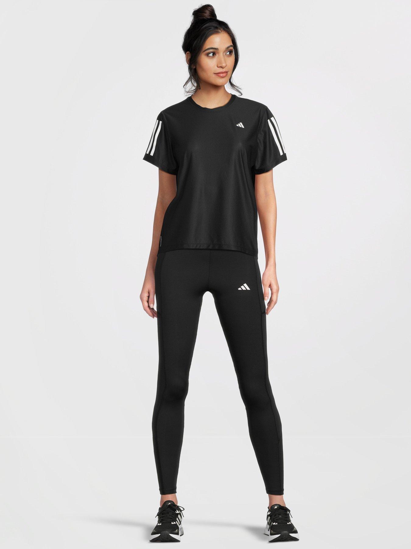 Image 3 of 5 of adidas Womens Running Own The Run T-Shirt - Black