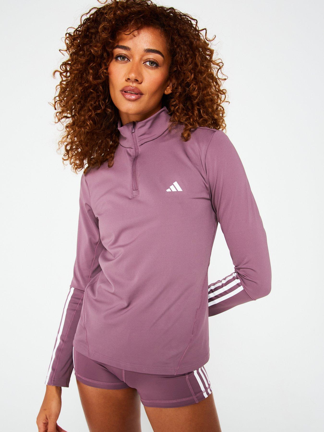 adidas-womens-training-hyperglam-14-zip-top-purple