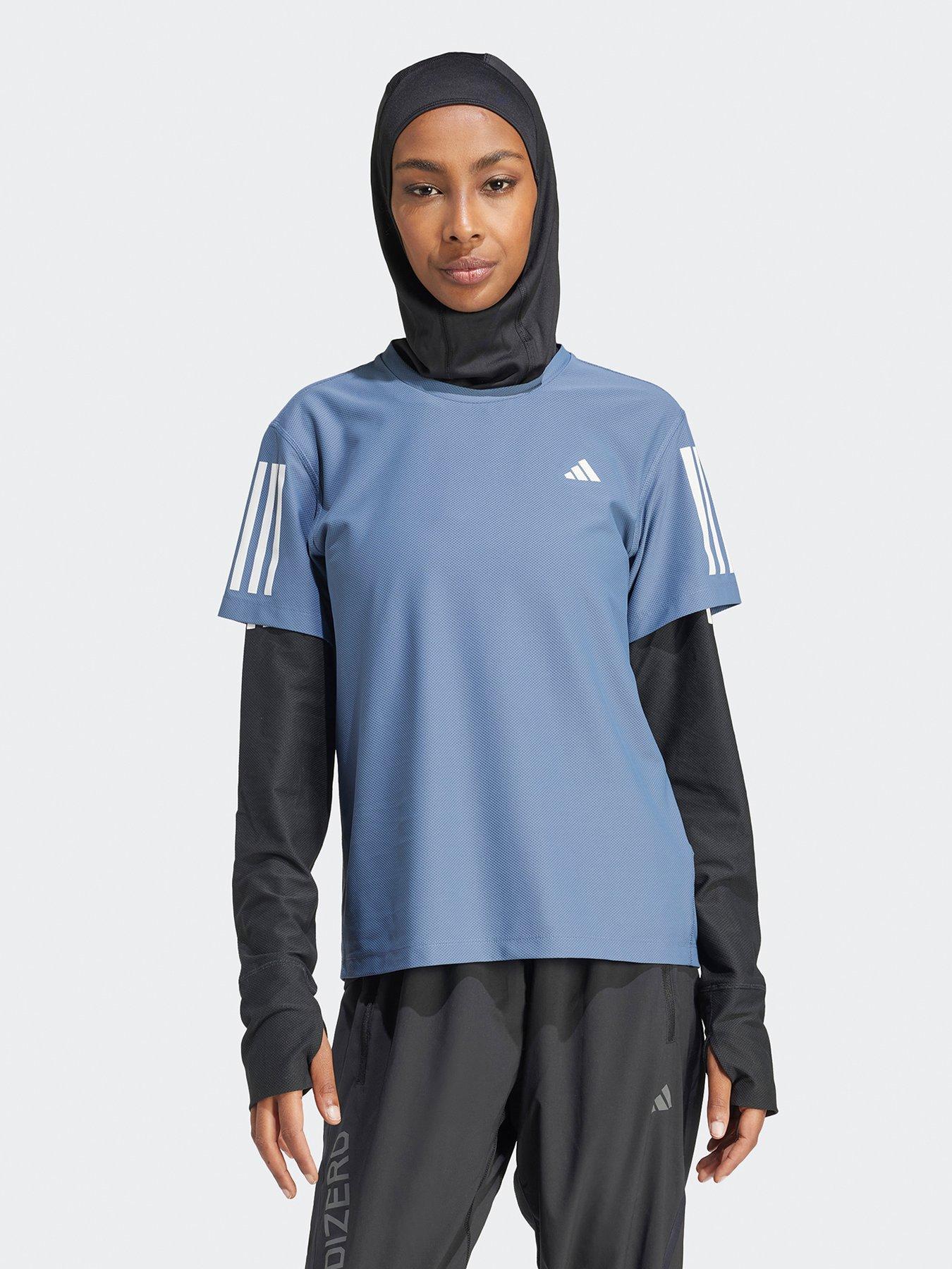Image of adidas Womens Running Own The Run T-shirt - Navy