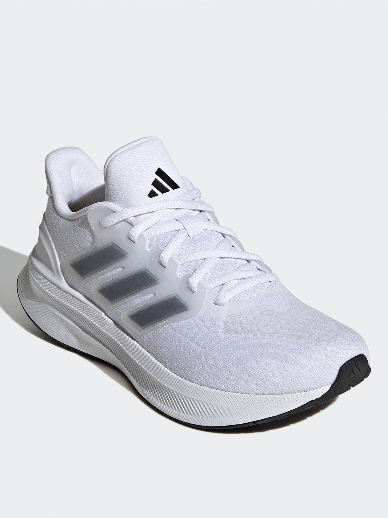 Image 2 of 7 of adidas Junior Unisex Running Ultrabounce Trainers - White/Black