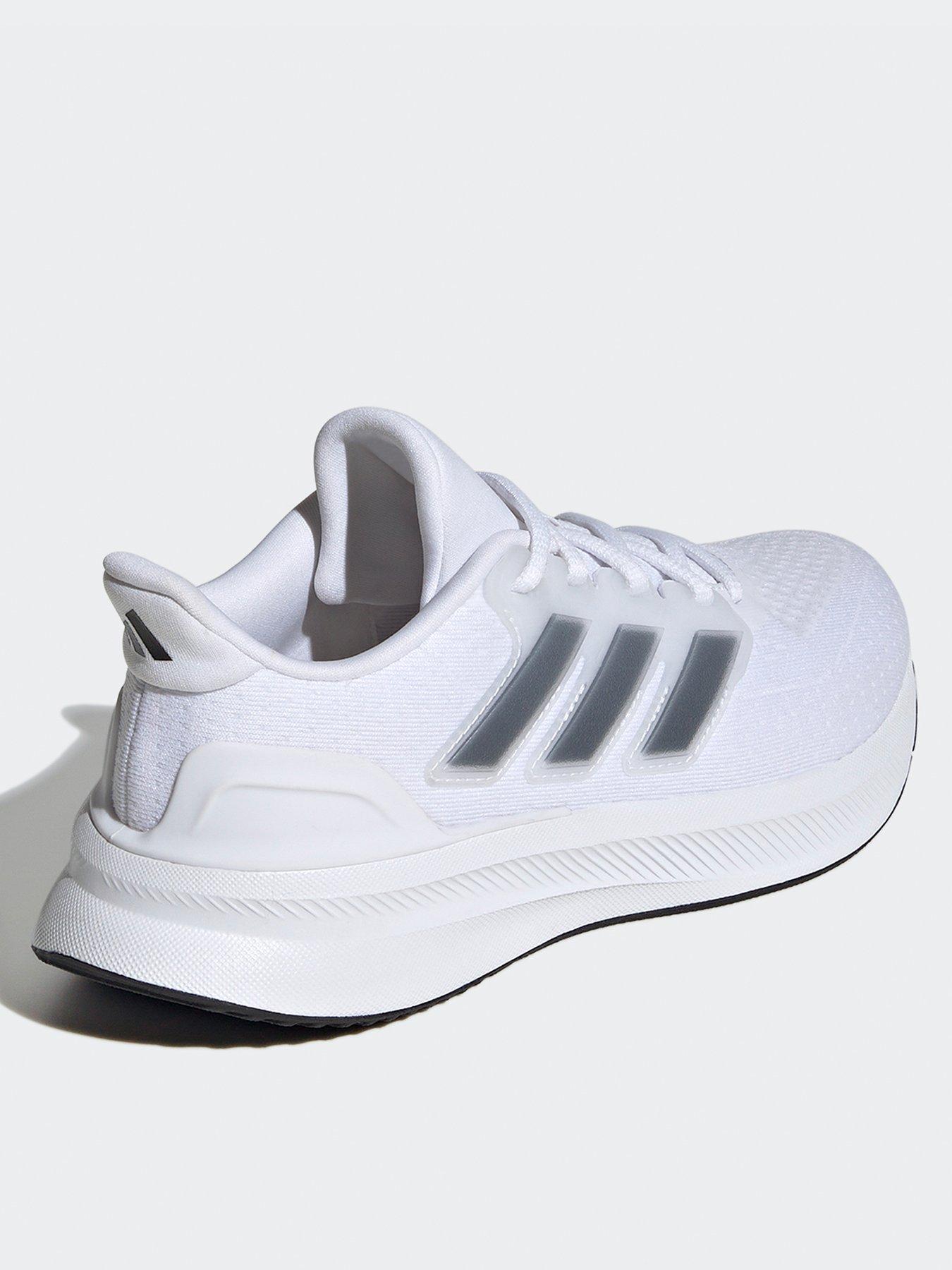 Image 3 of 7 of adidas Junior Unisex Running Ultrabounce Trainers - White/Black