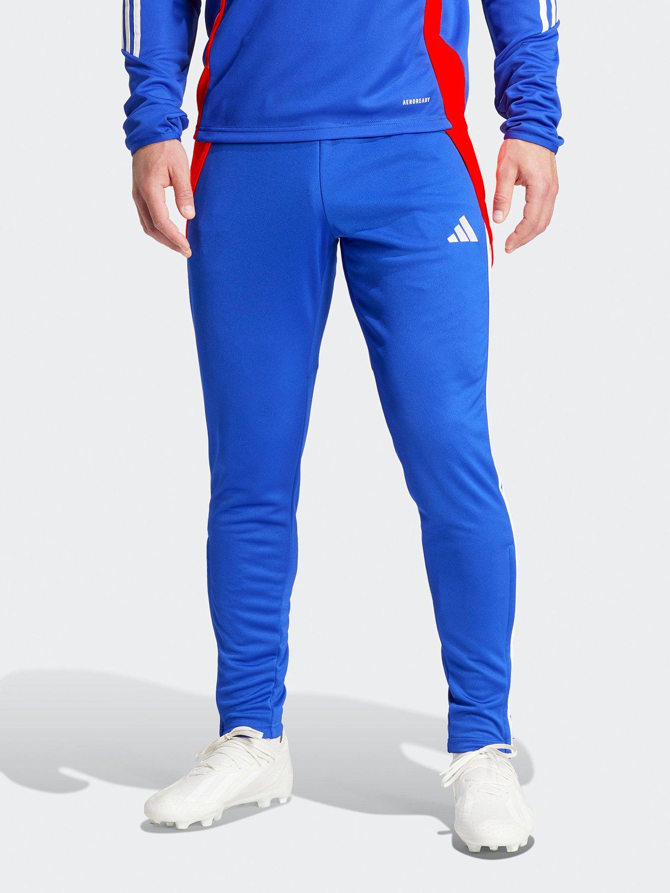 undefined Mens Tiro 24 Training Pant -white/blue