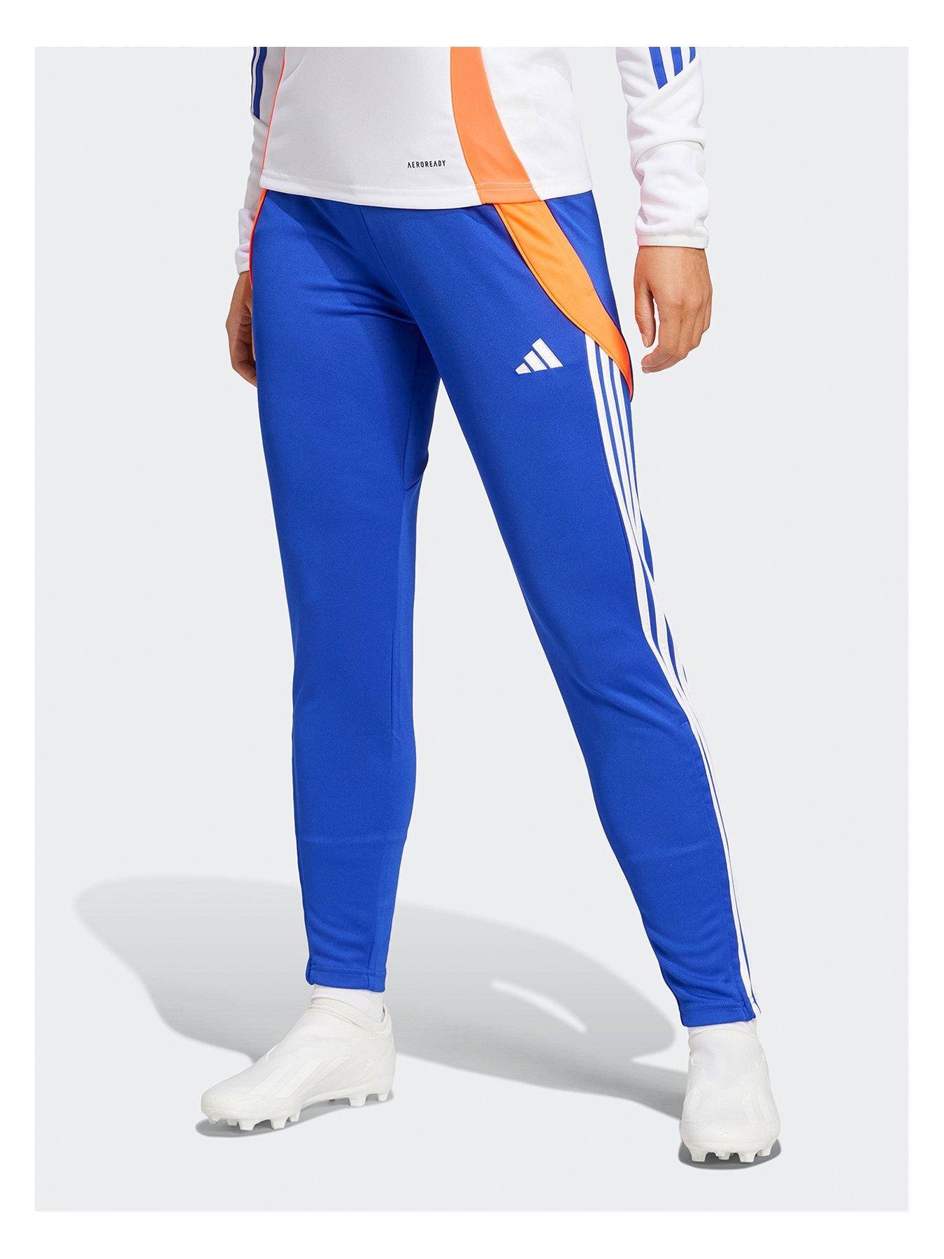 Blue adidas pants womens sale