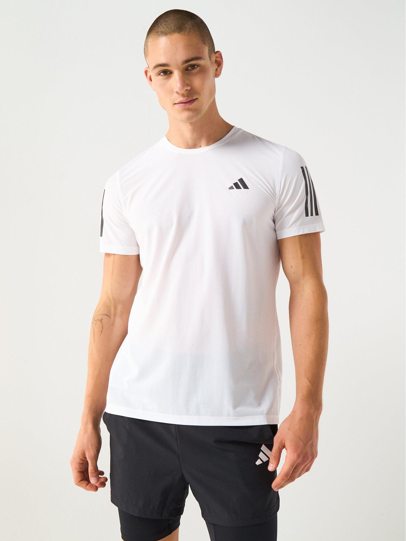 adidas Mens Running Own The Run T-Shirt - White