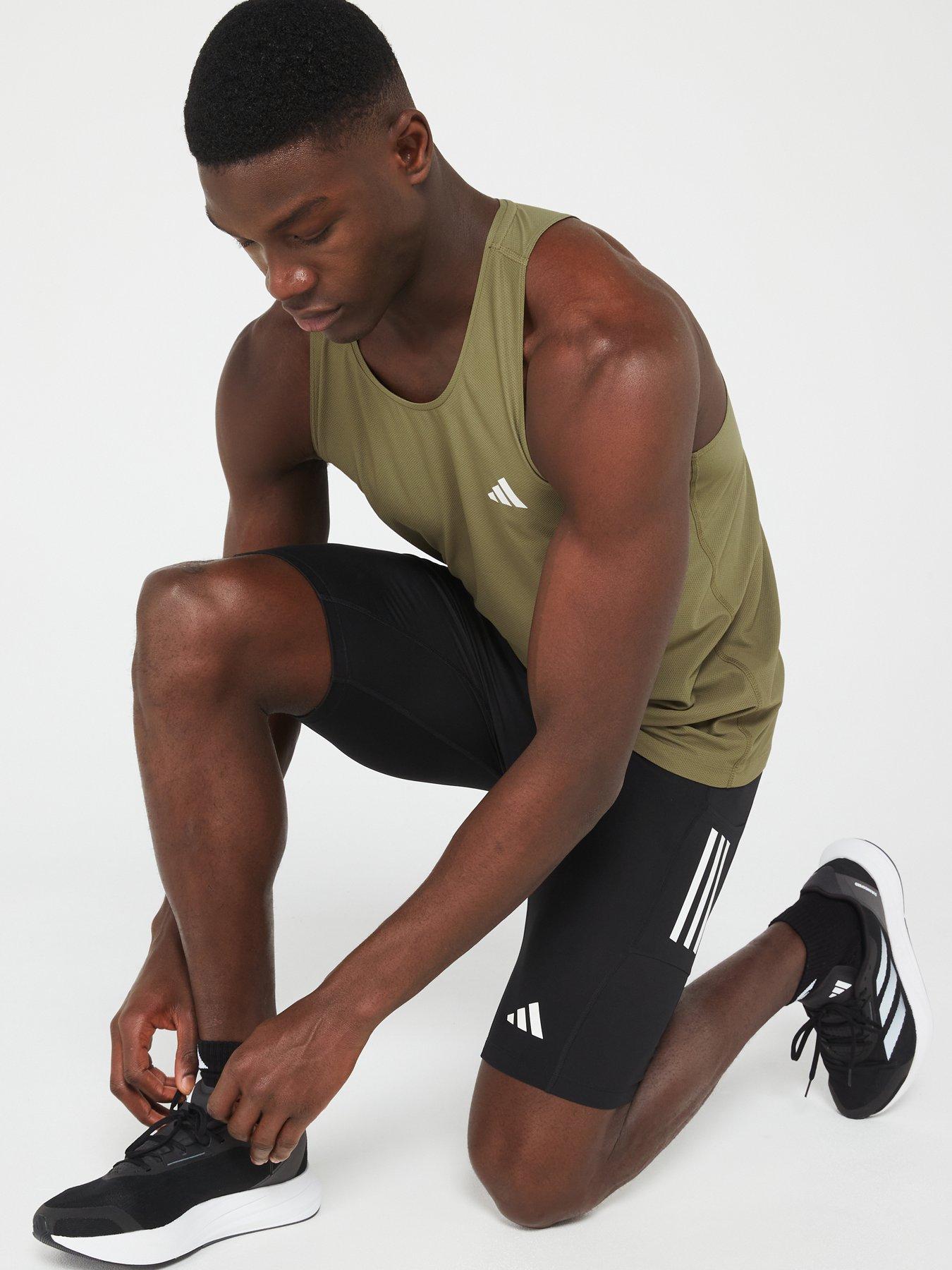 Image 4 of 6 of adidas Mens Running Own The Run Short Tight - Black