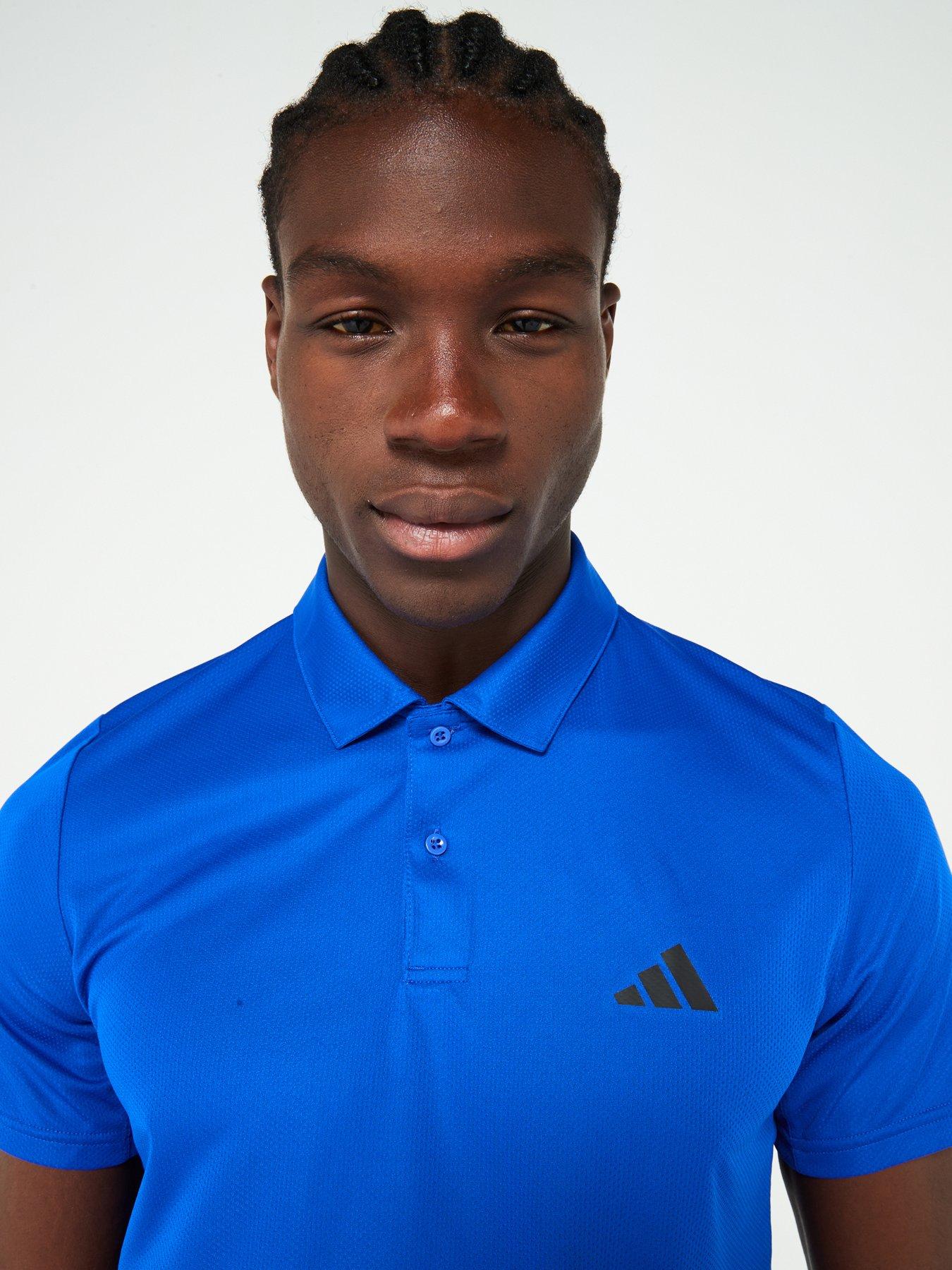 adidas-mens-train-essentials-polo-blueoutfit