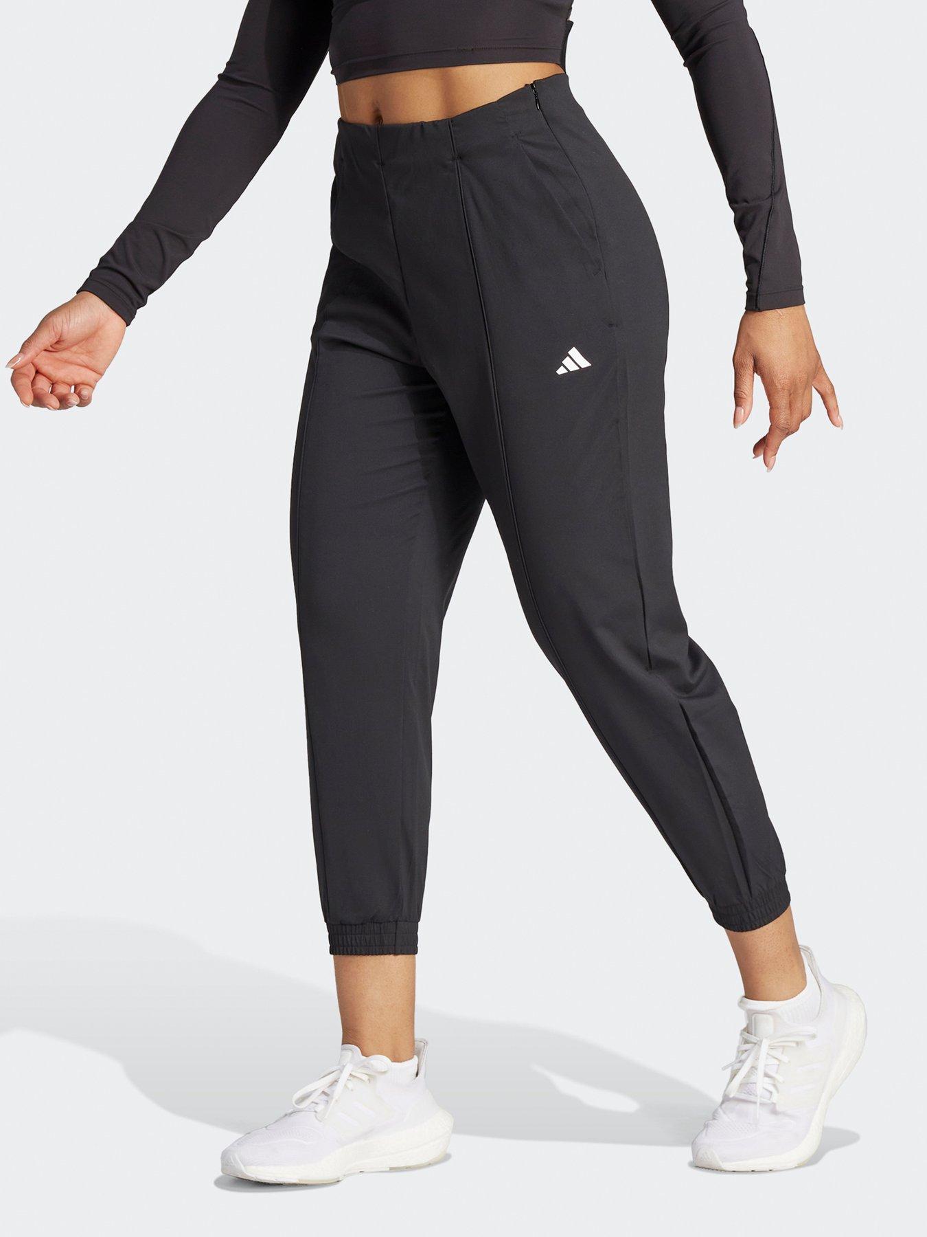 adidas-womens-train-essentials-pants-blackwhite