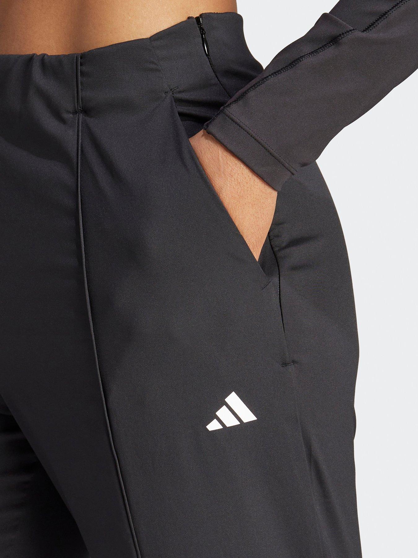 adidas-womens-train-essentials-pants-blackwhiteoutfit