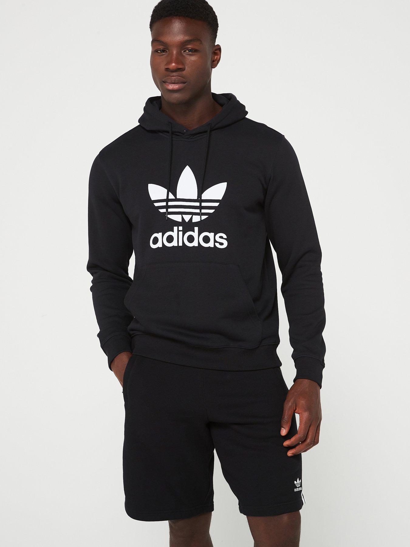 Black L Adidas Hoodies sweatshirts Mens sports clothing Sports leisure Very Ireland