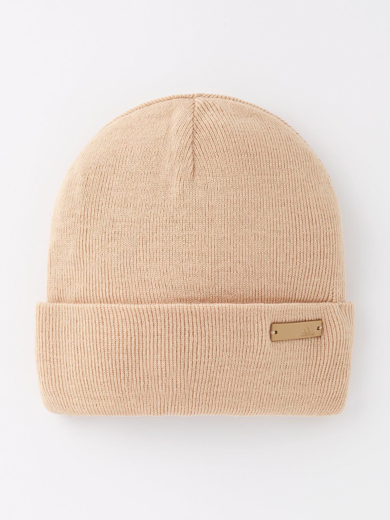 adidas-sportswear-unisex-tonal-metal-beanie-beige