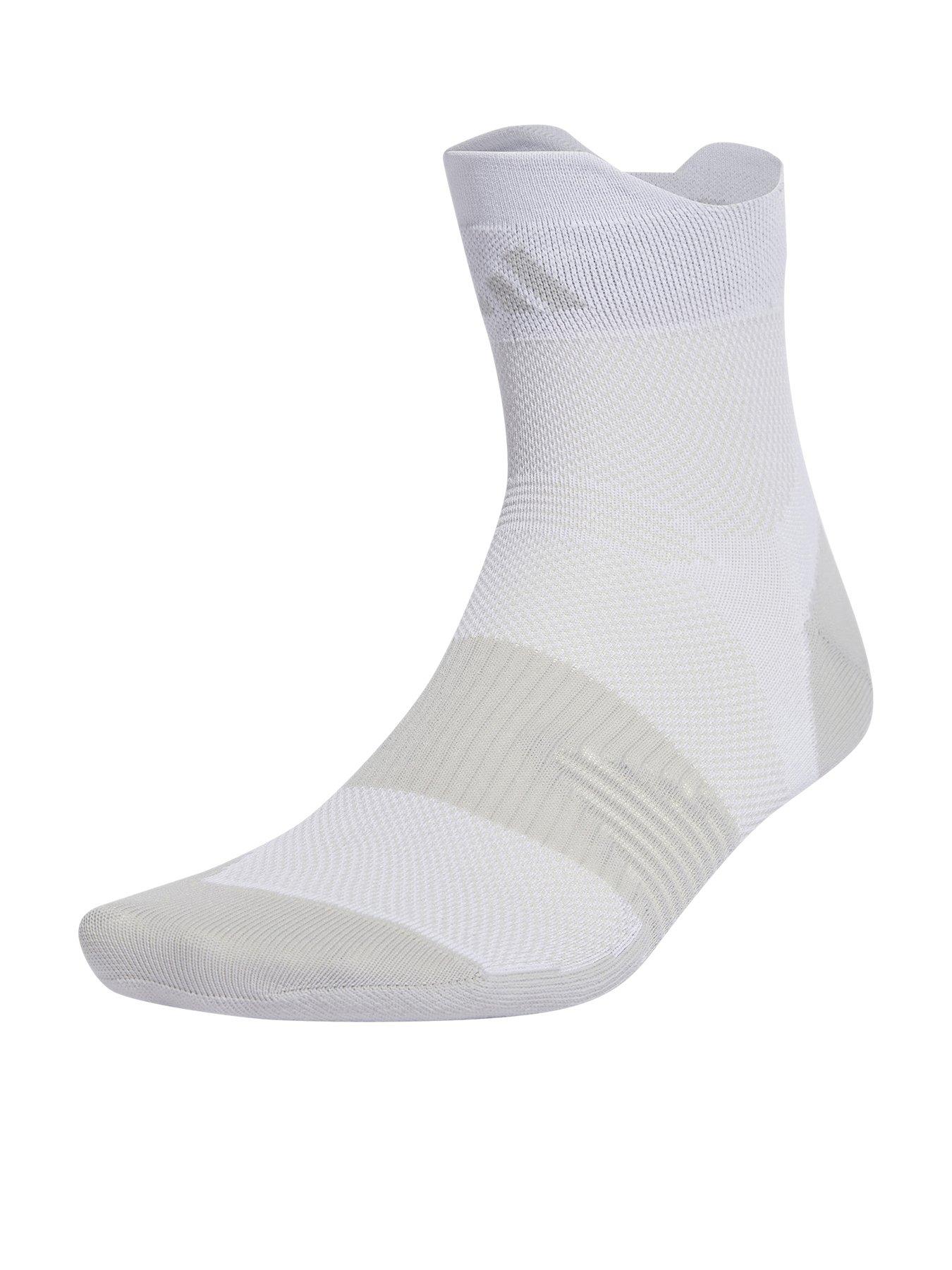 adidas-unisex-running-adizero-socks-white