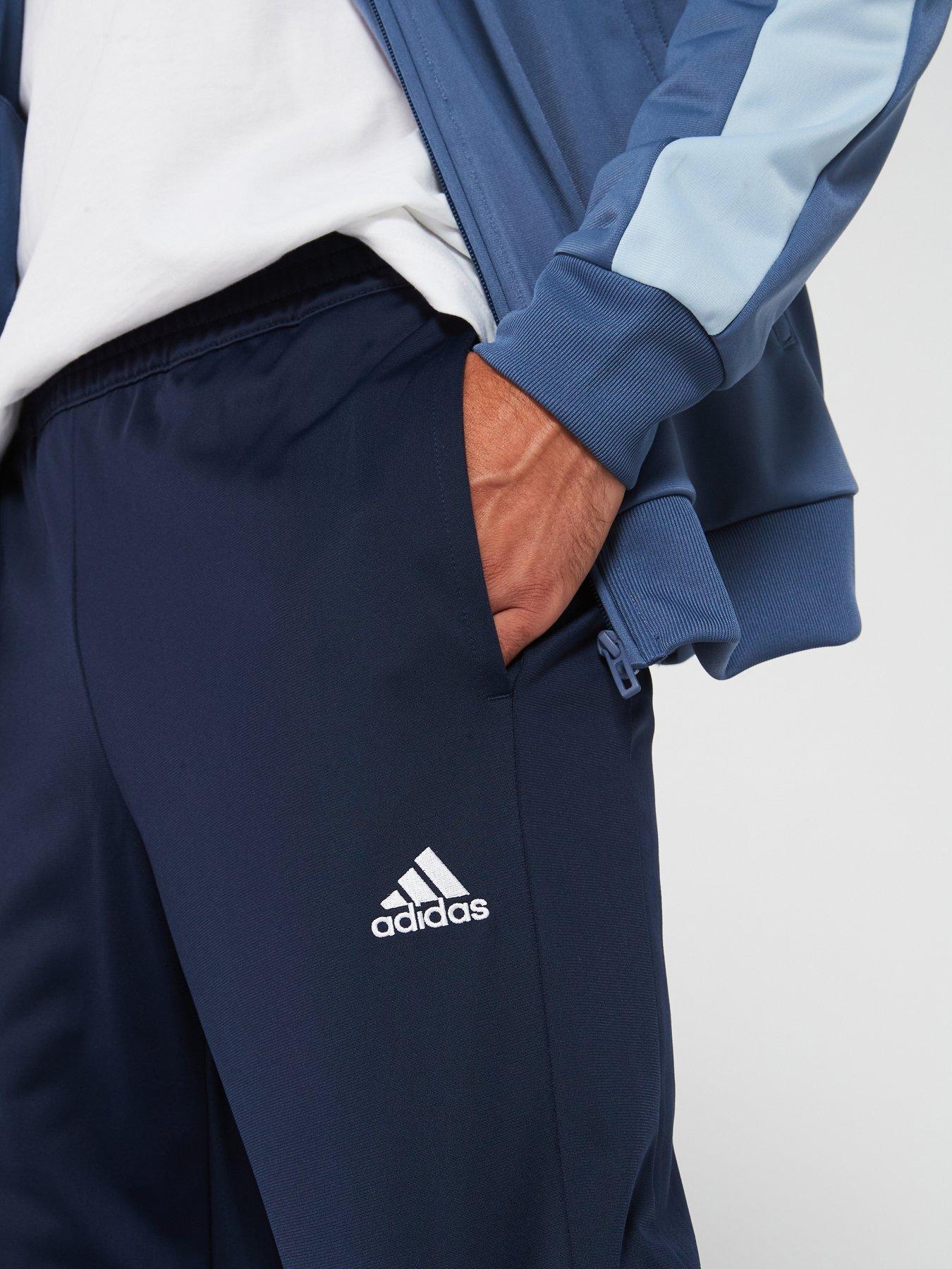 adidas-sportswear-mens-small-logo-trico-colourblock-tracksuit-bluenavyoutfit