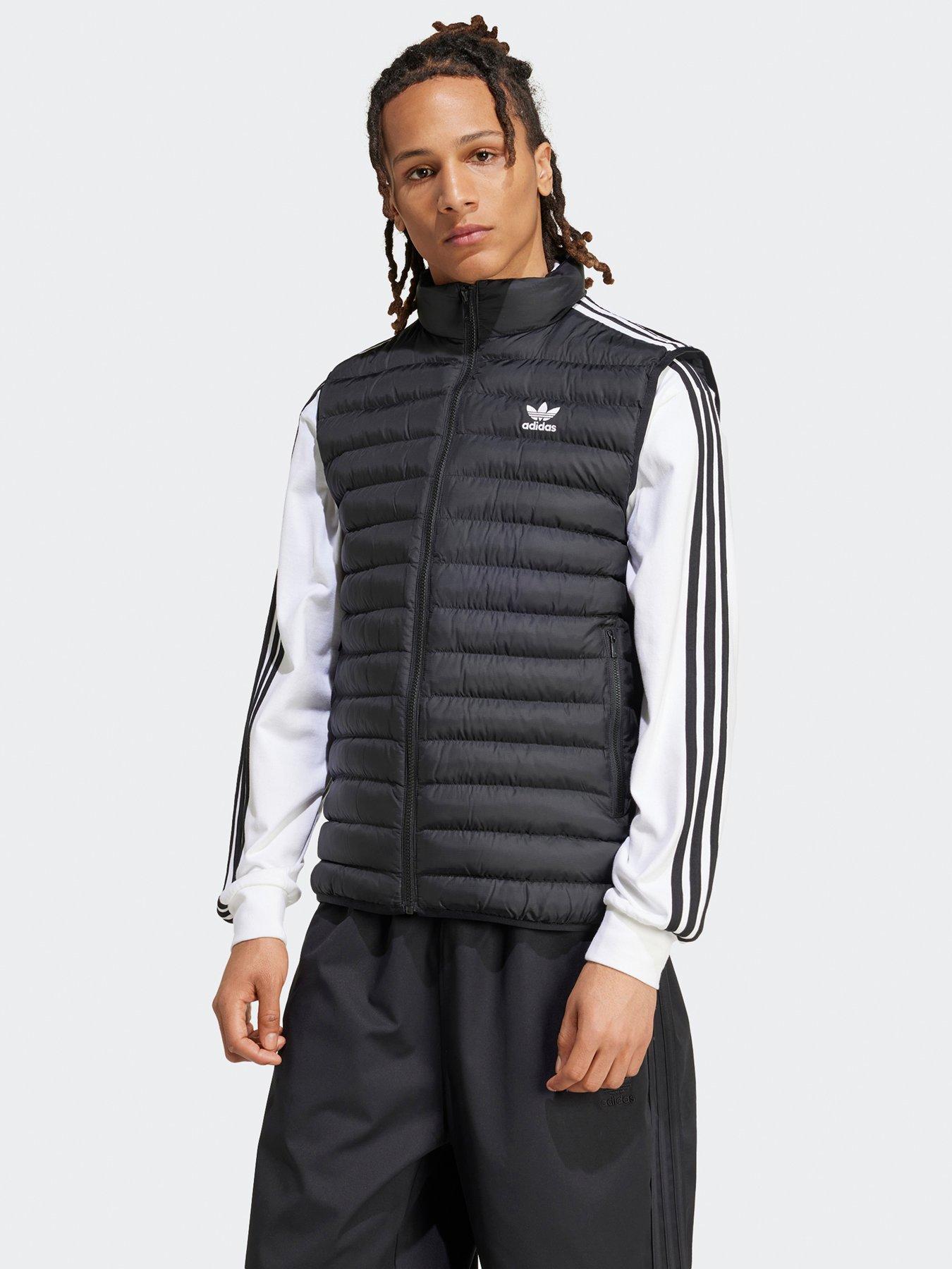 adidas-originals-mens-padded-vest-blackwhtie